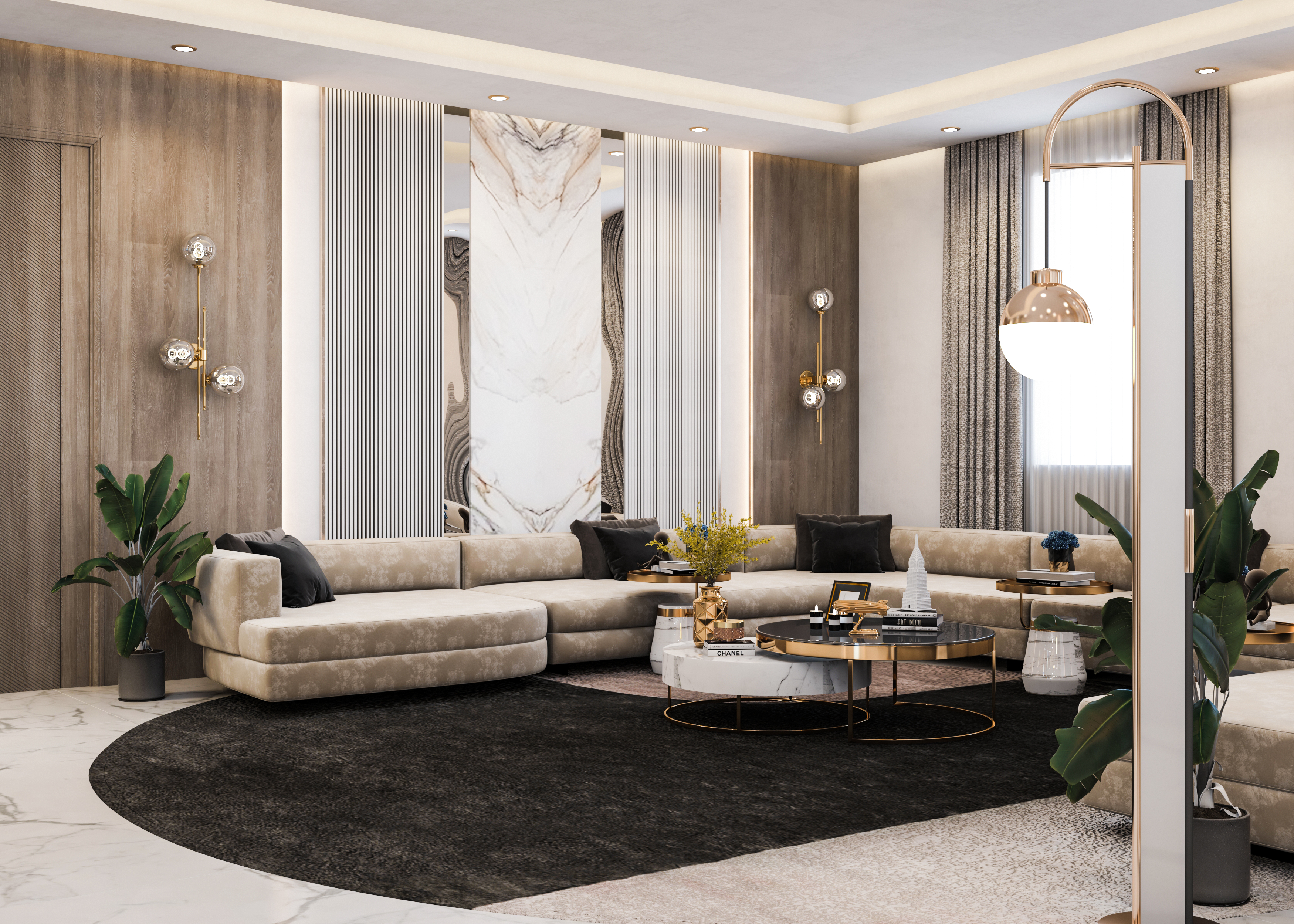 Designing a reception hall in Kuwait-12