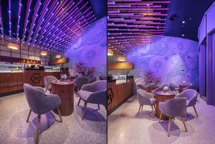 Dubai 的"M'Oishî"冰淇淋店 | 竹灯映照下的日式禅意空间-25