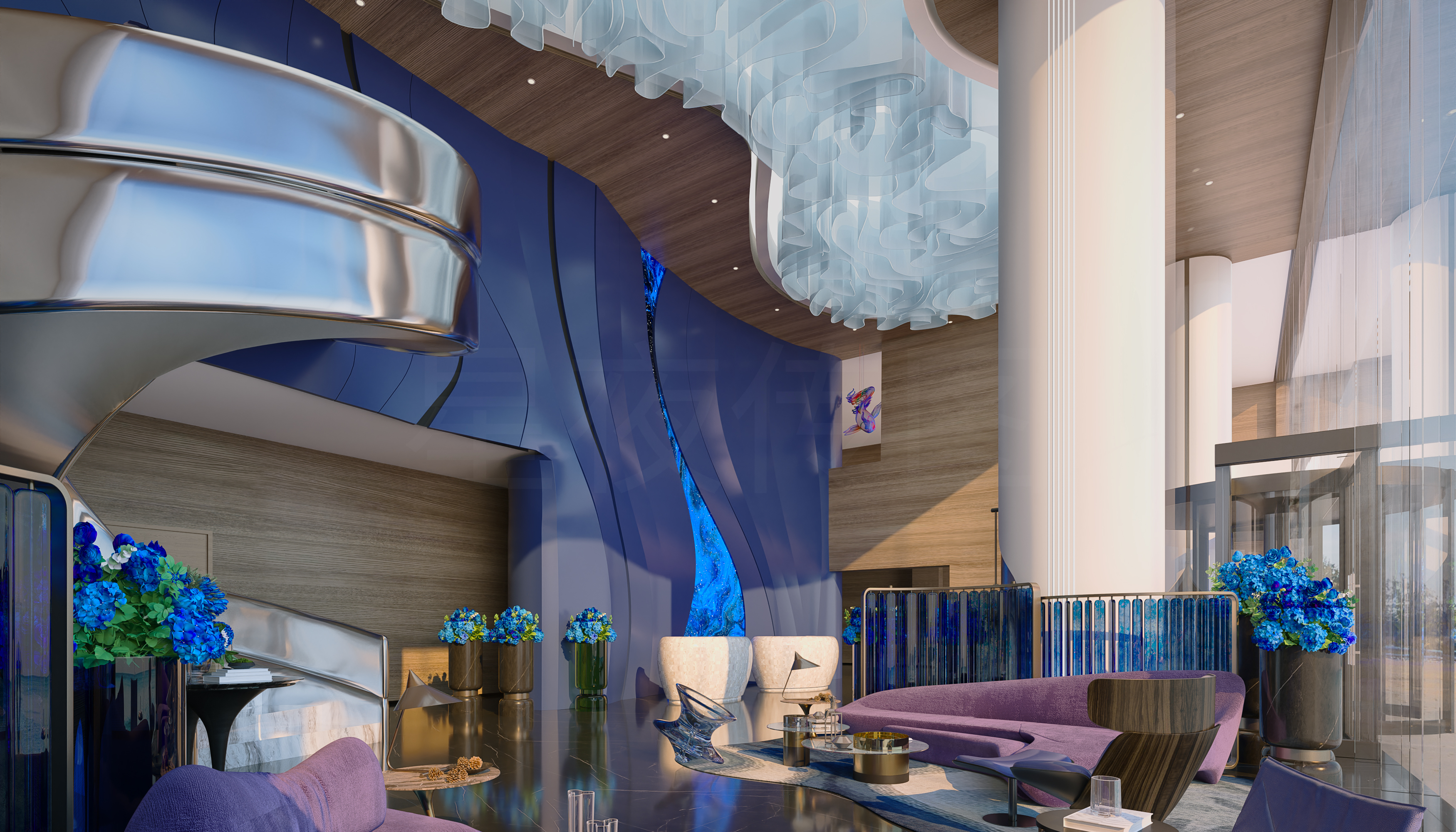 一个充满艺术的酒店空间-9