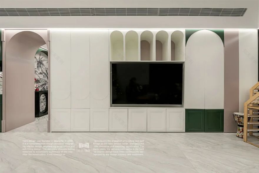 新法式波普风精装房改造丨中国上海丨大炎演绎-37