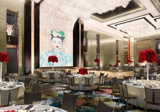 傅厚民AFSO 上海静安香格里拉大酒店3F中餐厅夏宫CAD施工图+相片-24