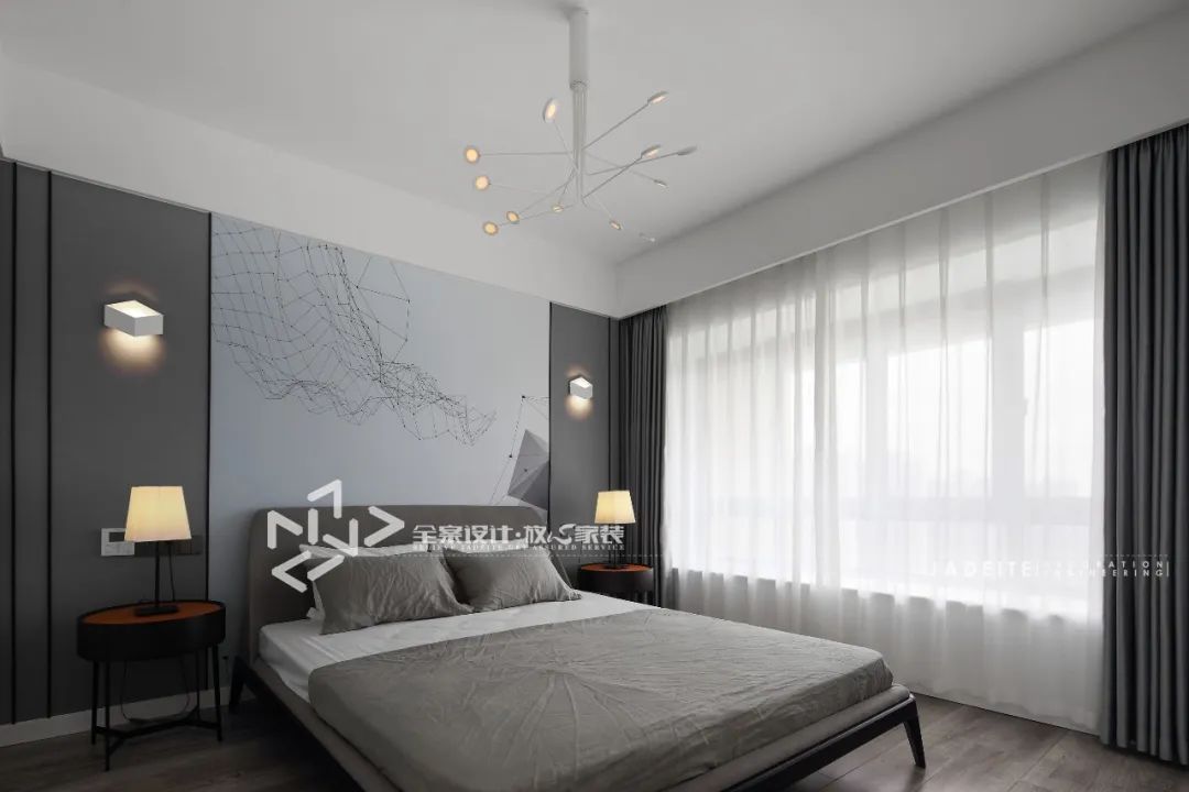 85㎡现代黑白灰,单身小哥哥的简洁时尚之家-62