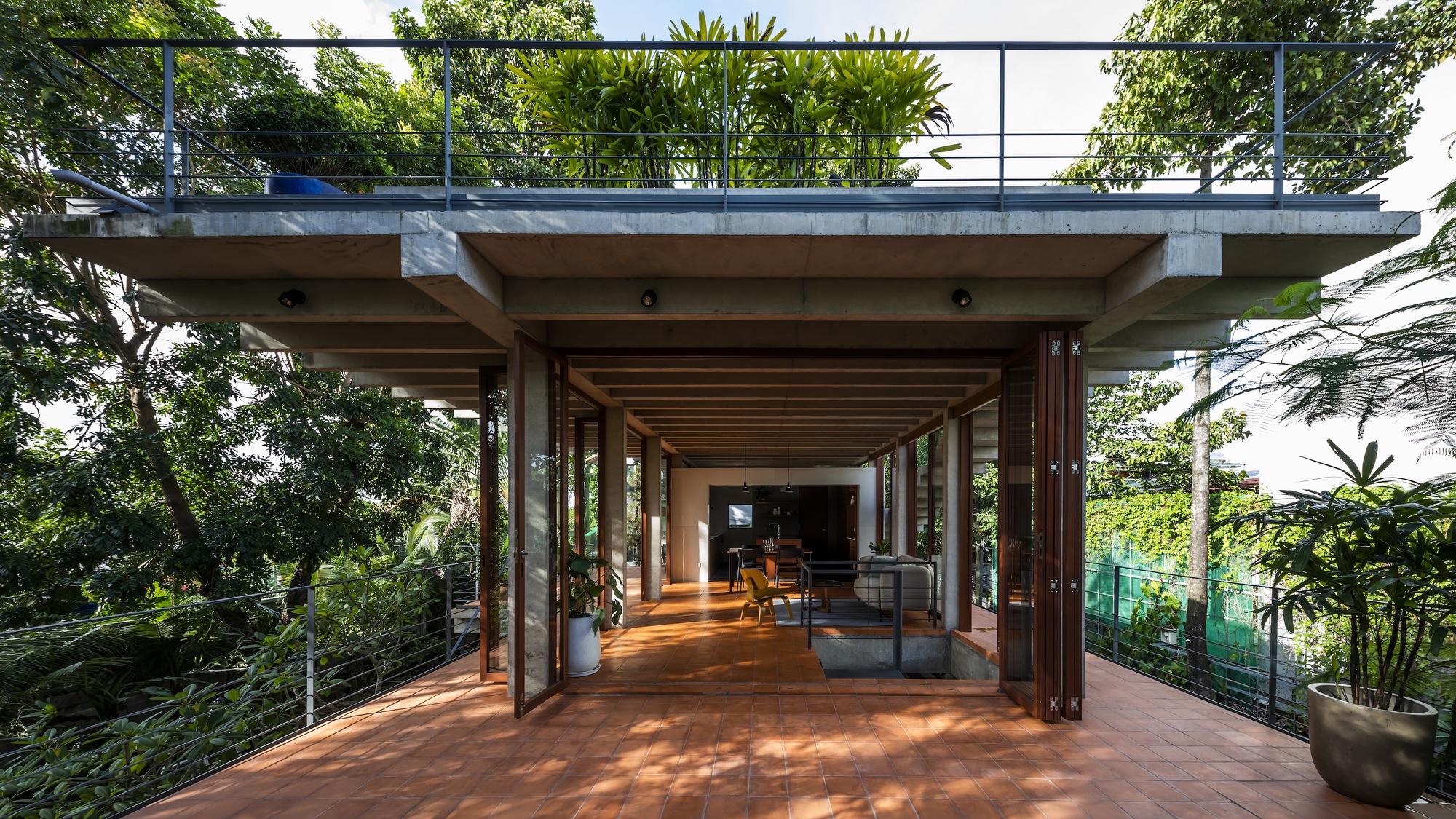 Thu Duc 漂浮住宅丨越南胡志明市丨Sanuki Daisuke architects-17