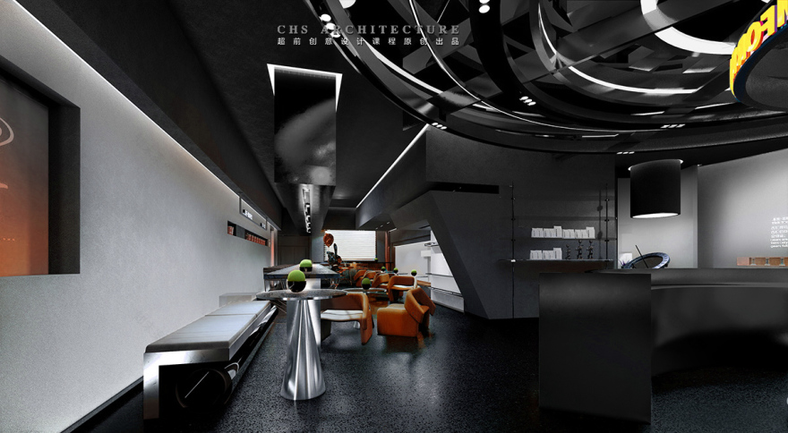 滴答 · 暗黑咖啡吧原创方案设计丨超前设计(超前创意设计教育)-34