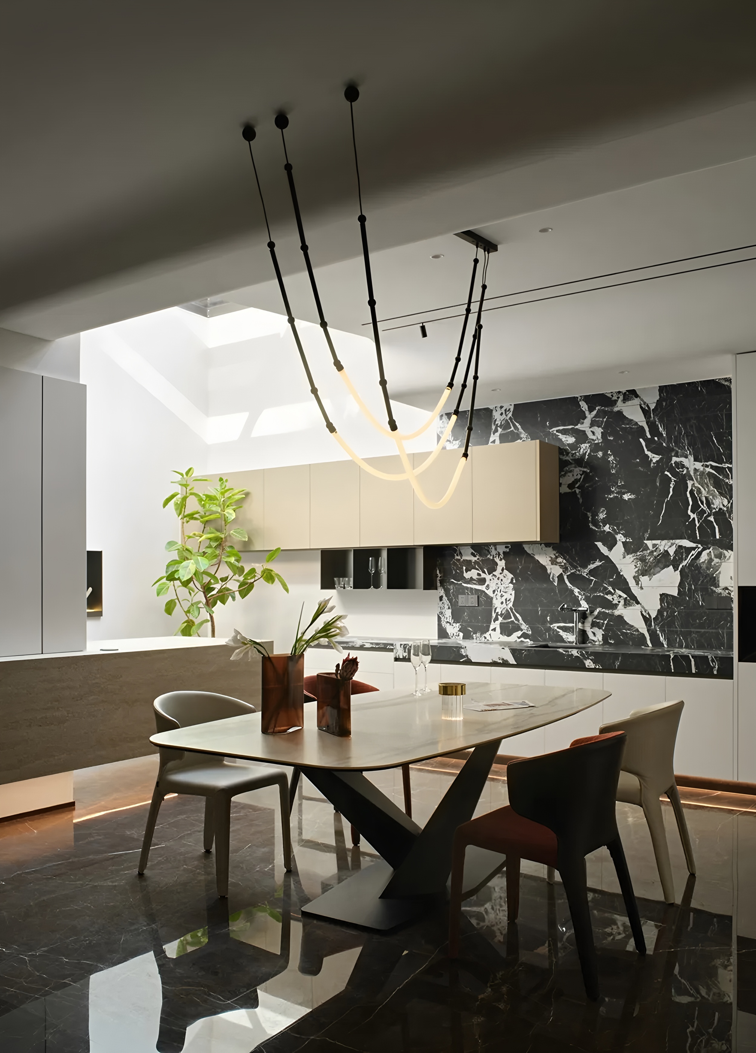 南京536㎡简约别墅丨中国南京丨观享际SKH室内设计-12