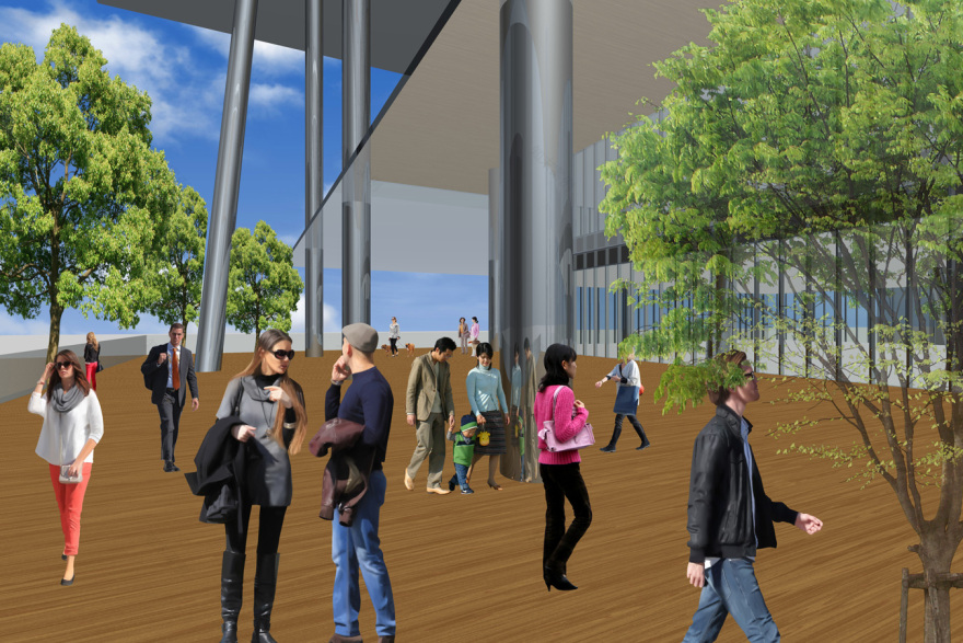 都市浮云 | YDS 建筑事务所打造的中央商业区购物商场设计-14