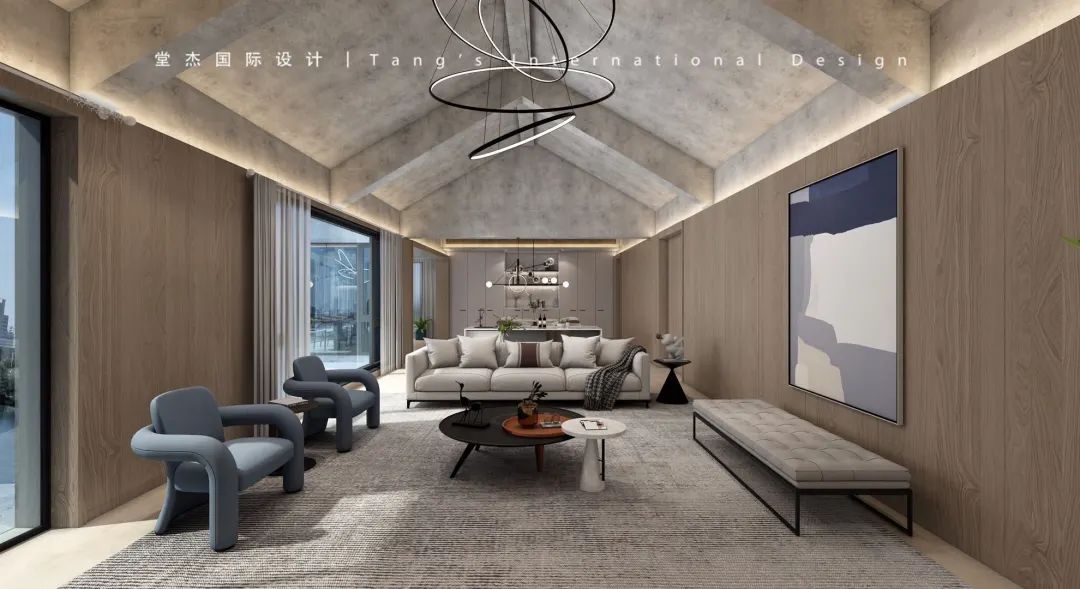 南京爱涛漪水园简约风别墅设计-33