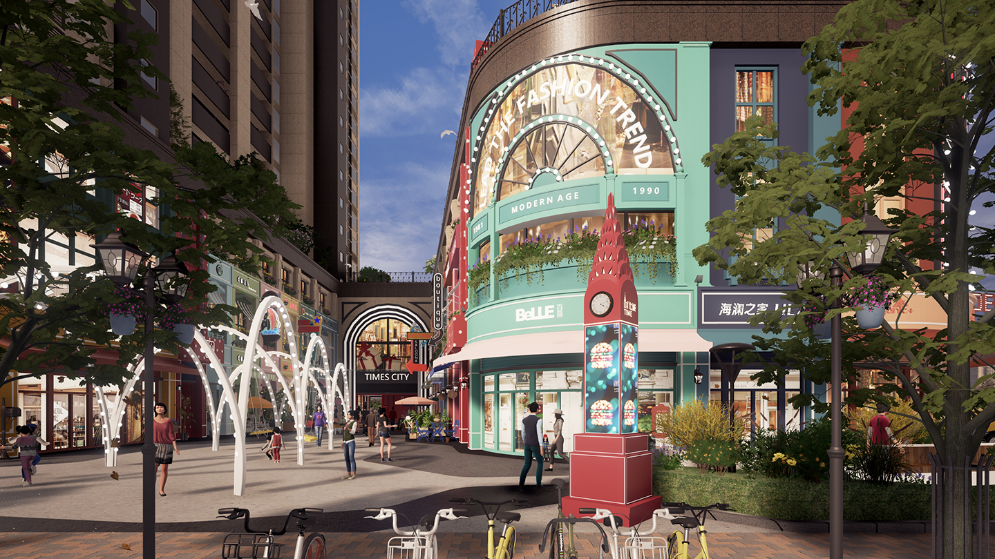 时代城商业街 | 摩登风情的小型综合体设计-10
