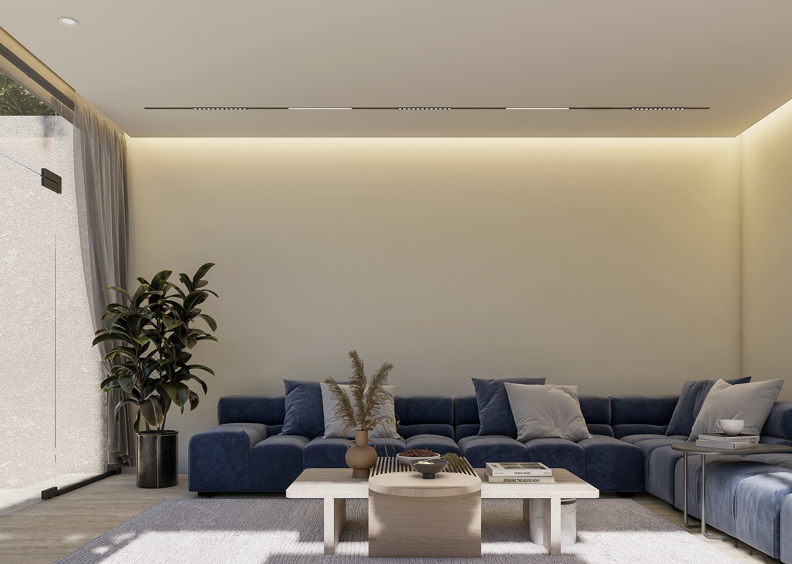 现代玻璃休闲区室内设计-7