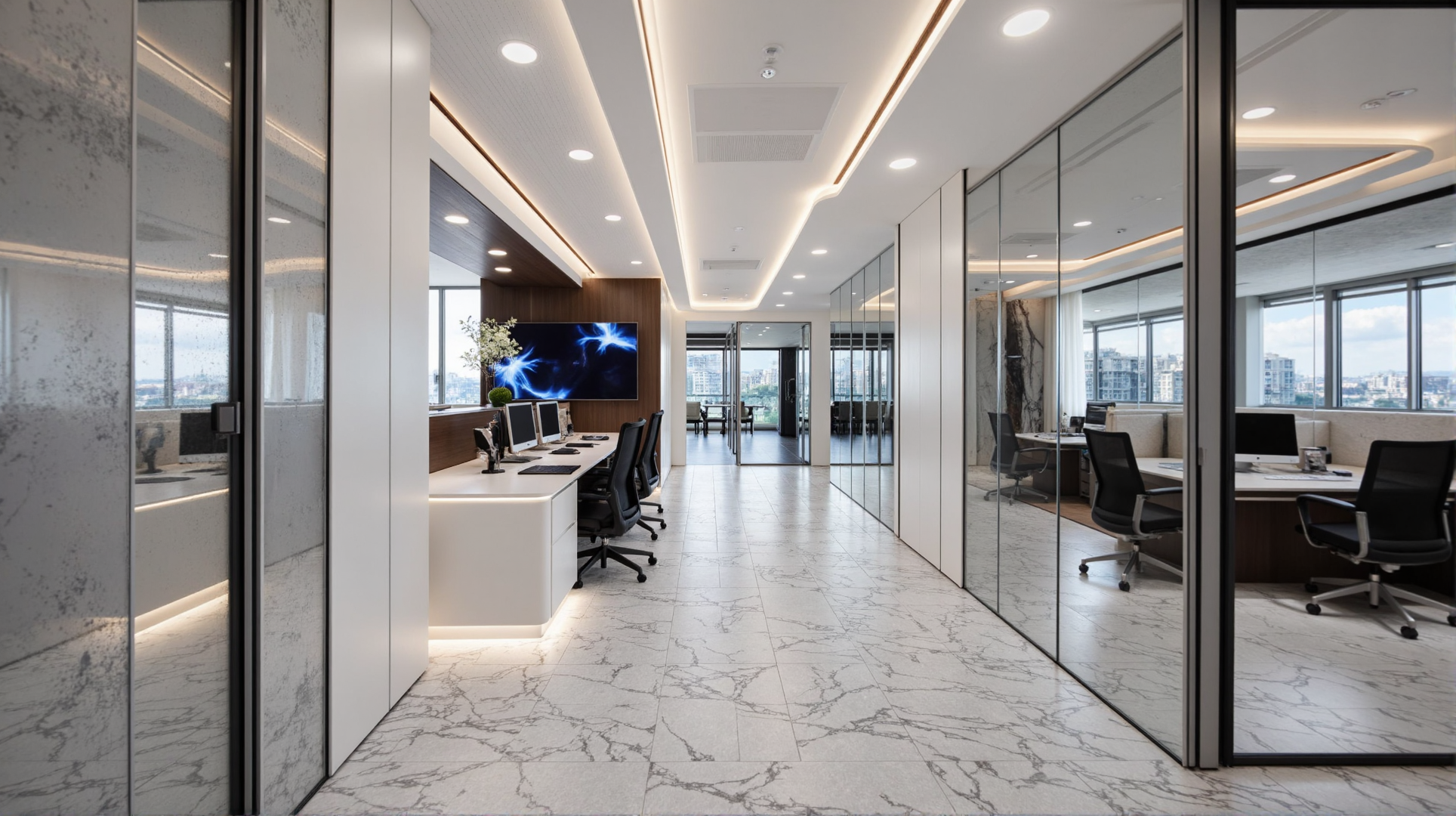 某科技企业总部办公空间全案设计-14