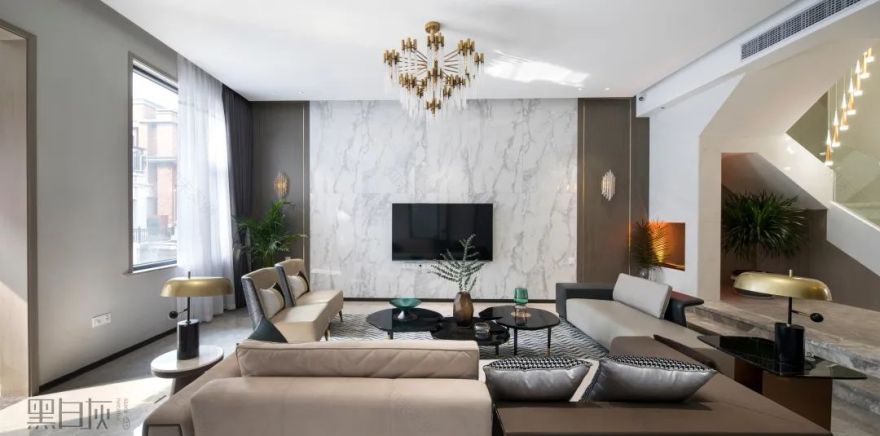 华邦新华城极简别墅设计,谢俊打造静谧空间-21