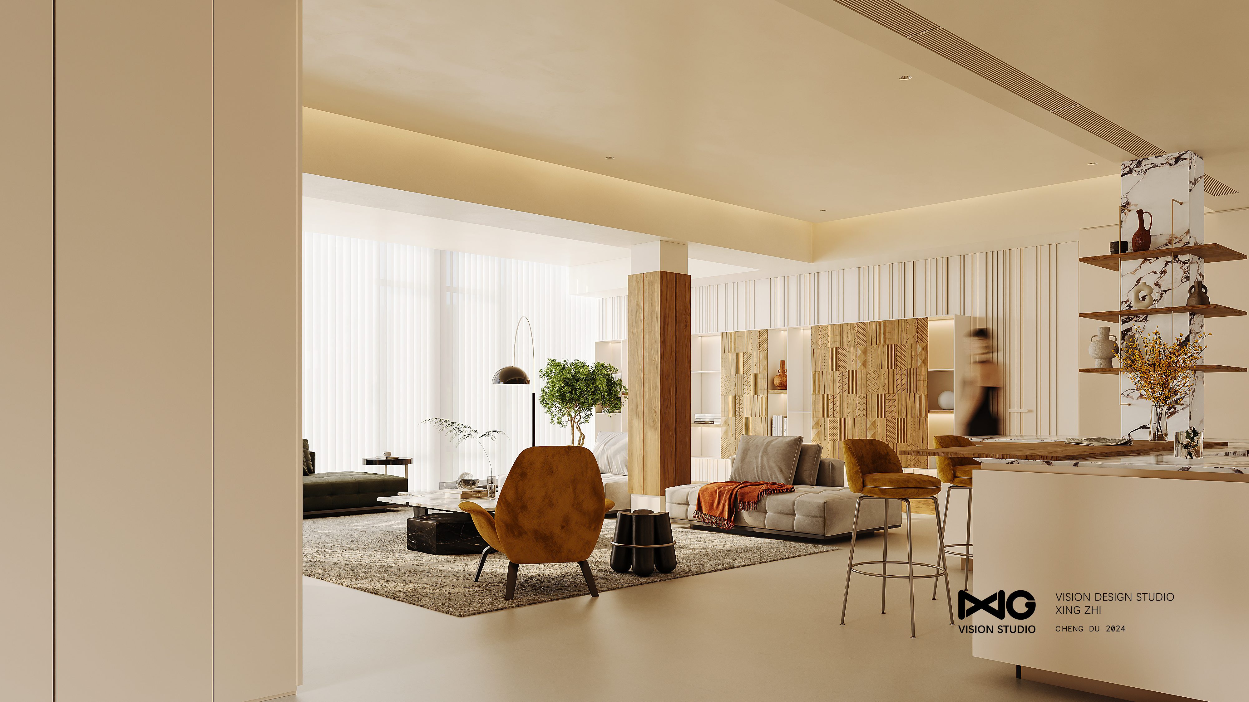 私宅暖阳丨行之表现工作室-17