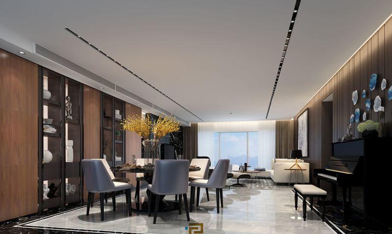 禅意栖居——深圳三湘海尚花园310平现代东方禅意住宅设计-70