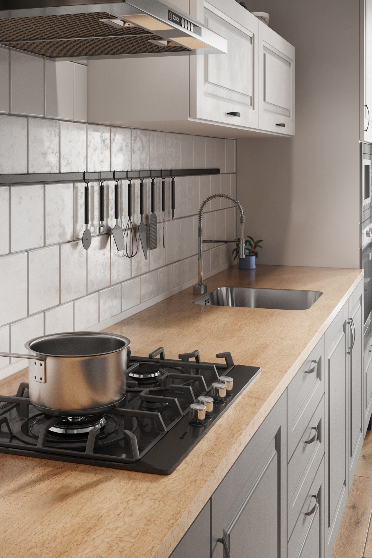 Visualization a small flat for Design studio 25Ideas-0