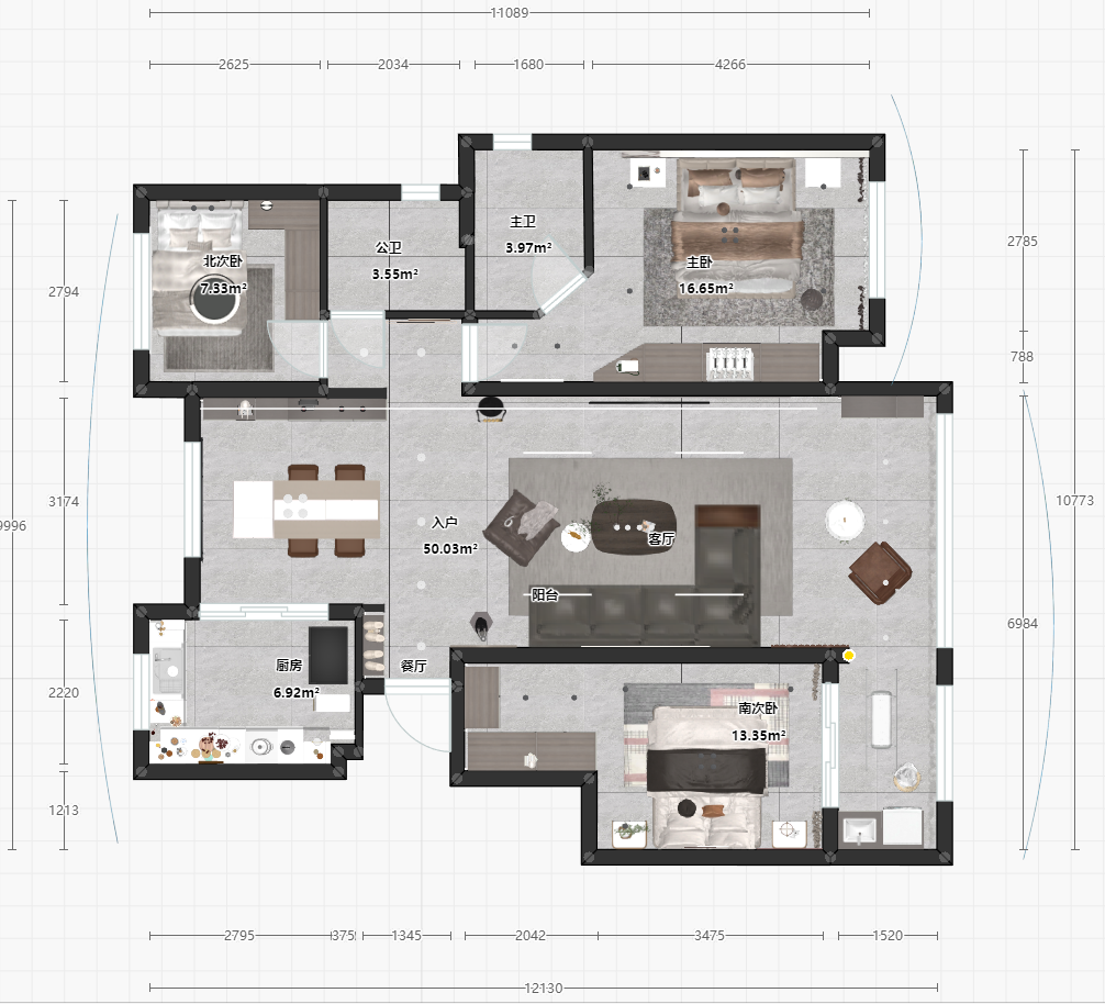 简约治愈之家 · 夏邑朱向飞 148㎡自然静谧设计-8