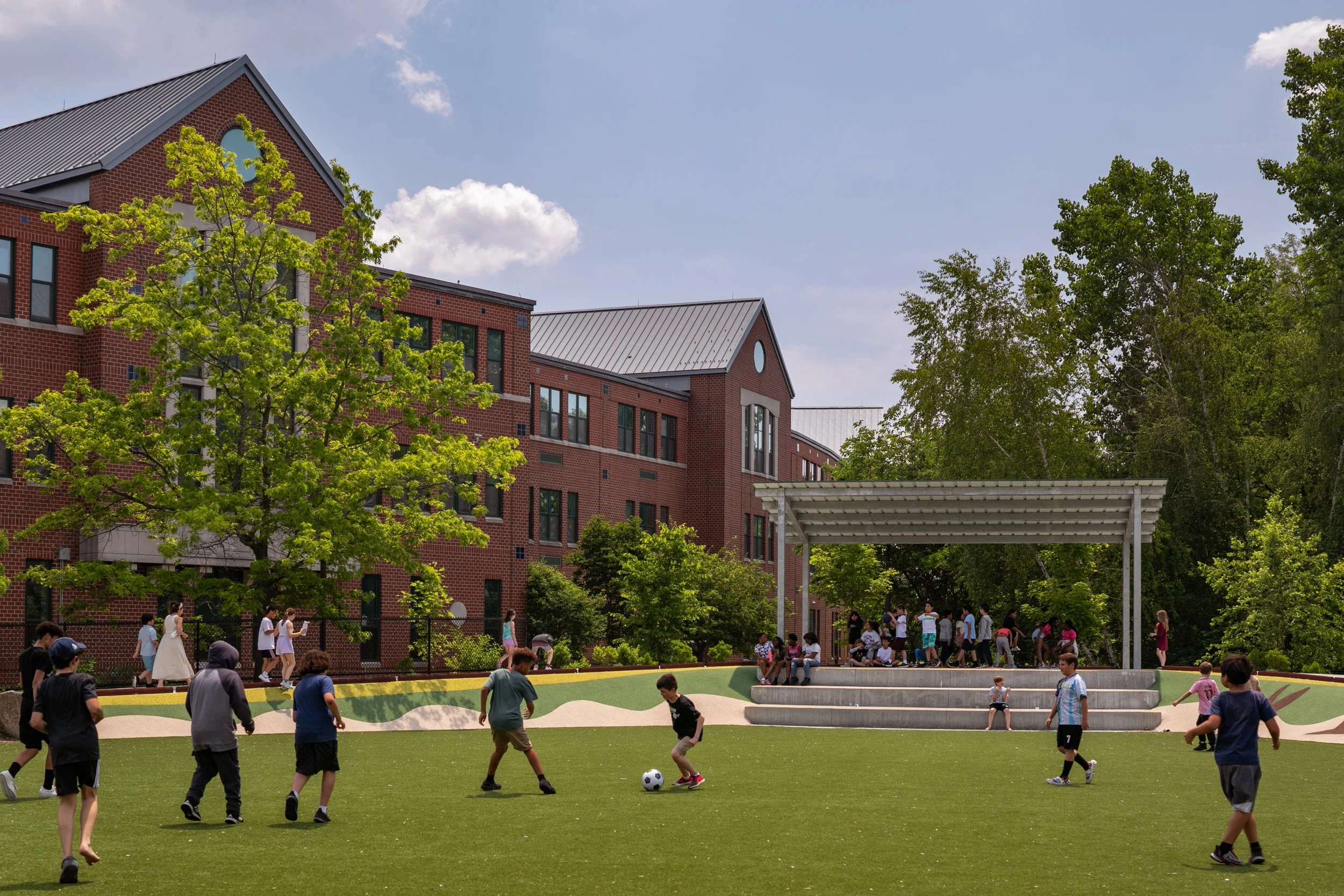 麦格林学校操场丨美国丨Copley Wolff-2