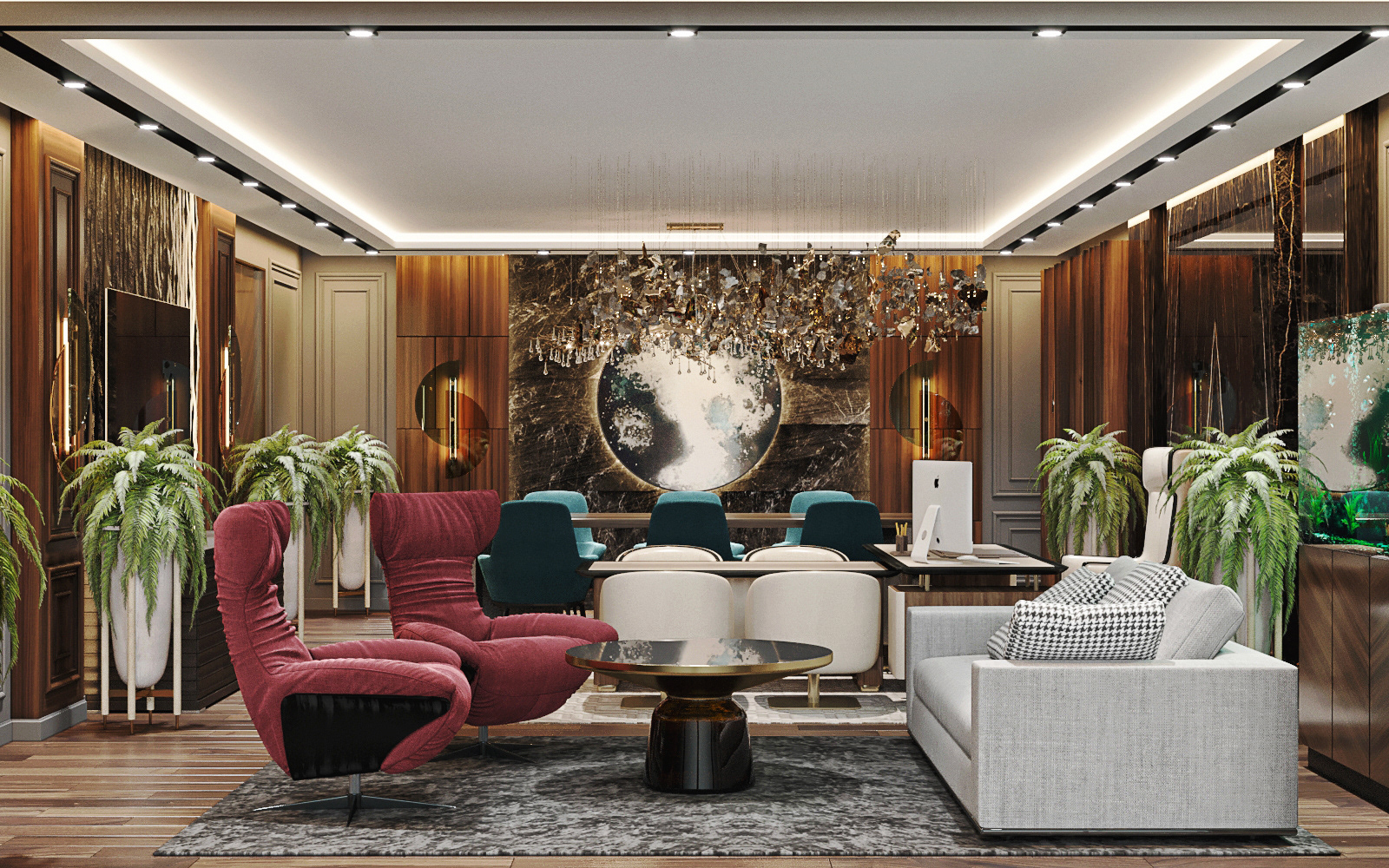 中亚私人办公室设计丨Ibrokhim Sultonov-7