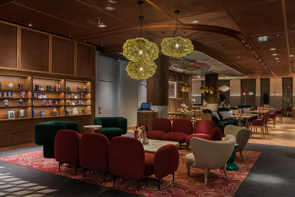 莫斯科 Mövenpick 酒店内的瑞士俄罗斯风格 Shagal 餐厅丨俄罗斯莫斯科丨Archpoint 设计局-6