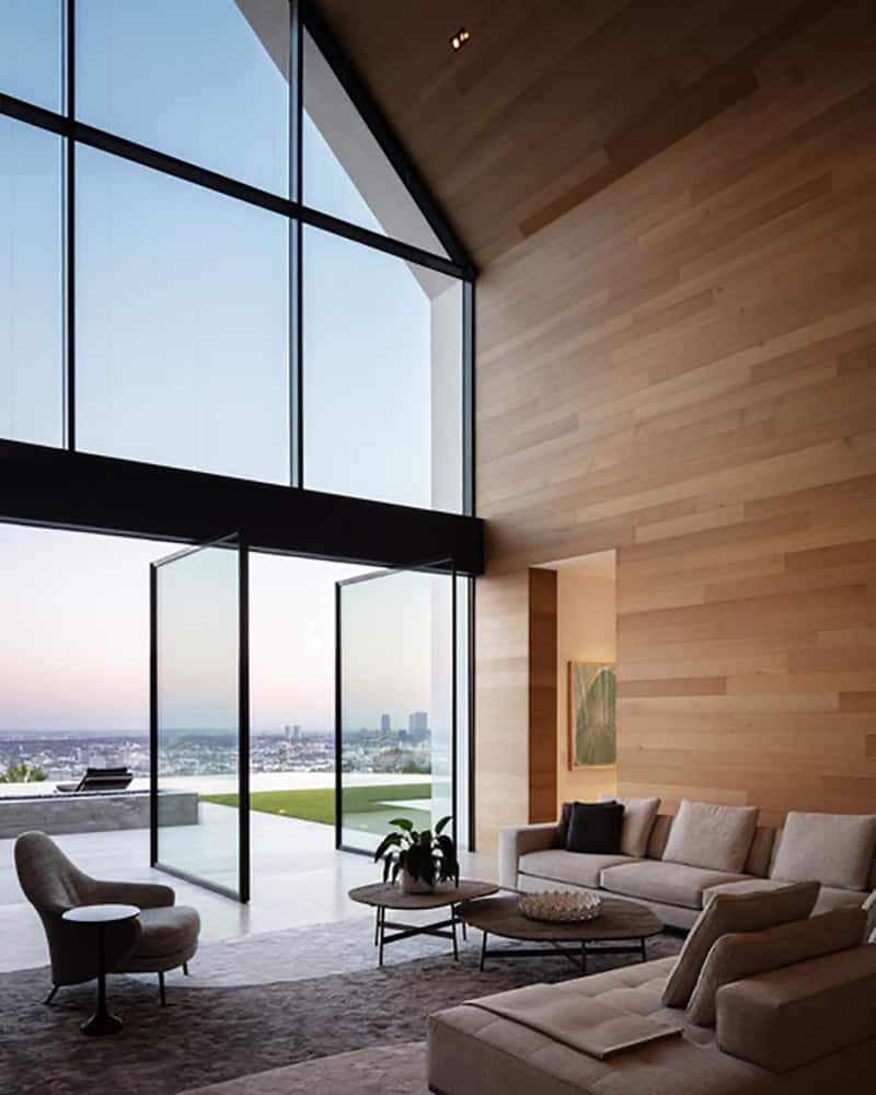 Fascinating minimalist home is cantilevered over the Los Angeles hills-16