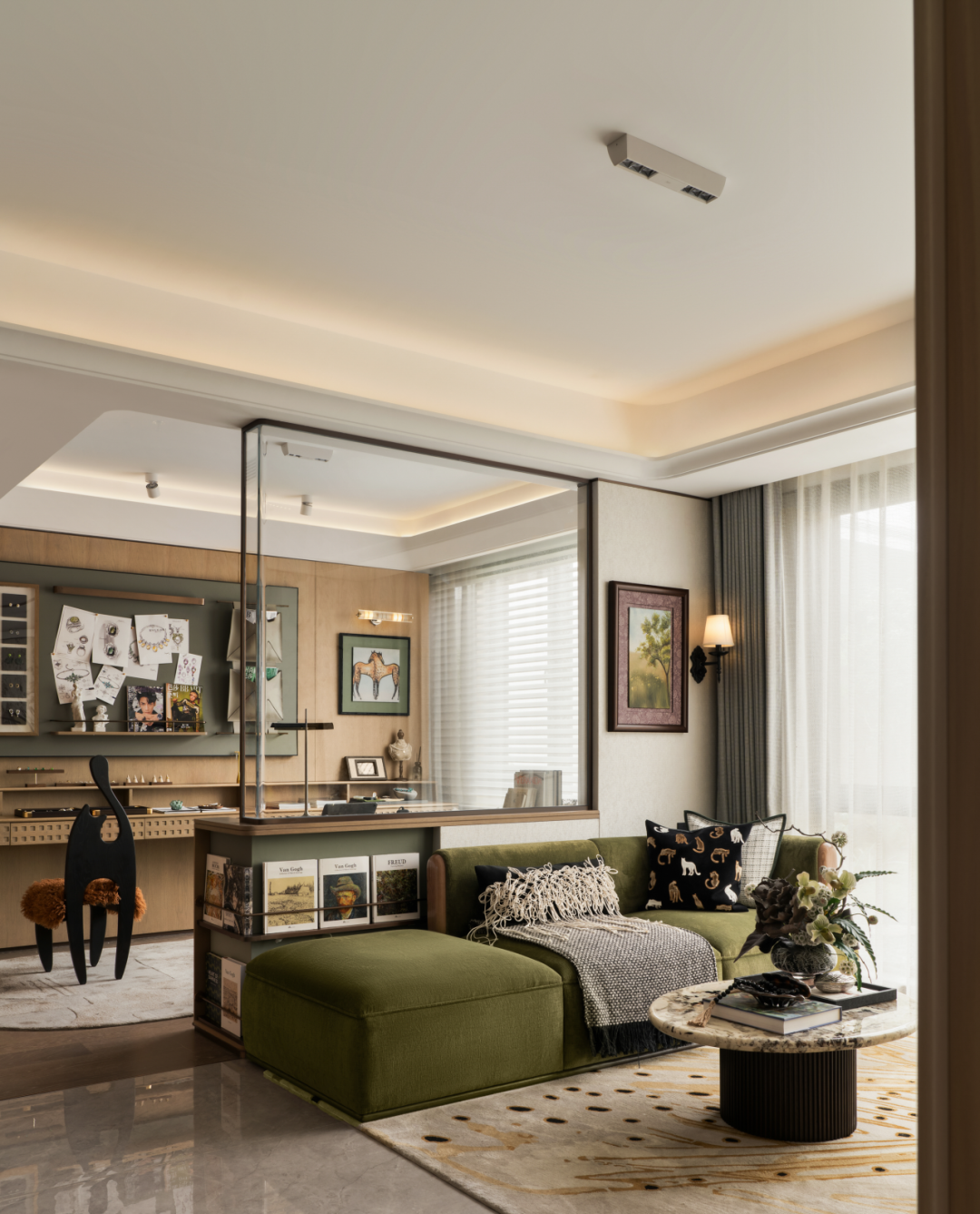 首钢北京设备处临时售楼处,样板间设计项目丨北京靳朝晖设计有限公司-87