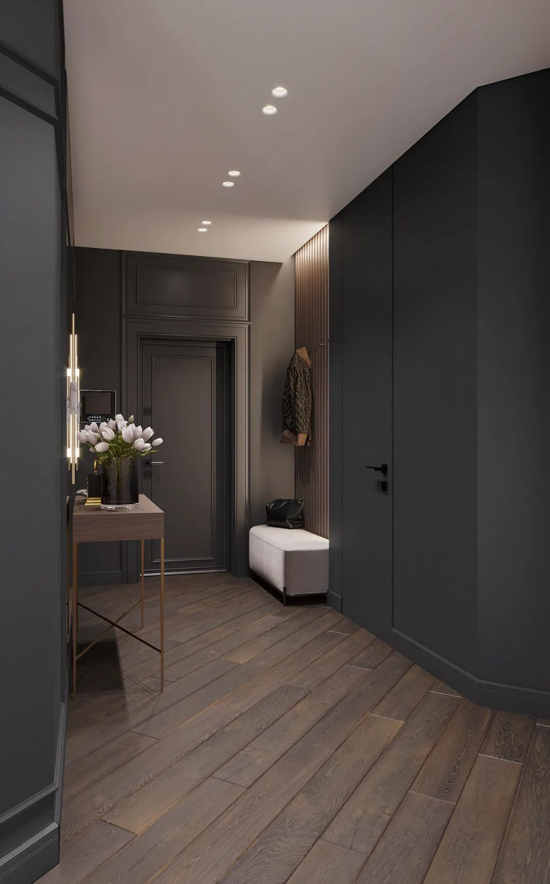 500㎡联排别墅,现代东方诗意空间丨东易日盛北京原创别墅分公司-78