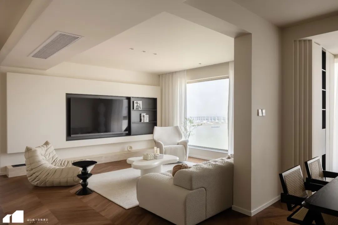 奶油风私宅设计丨留白屿下空间建筑-39