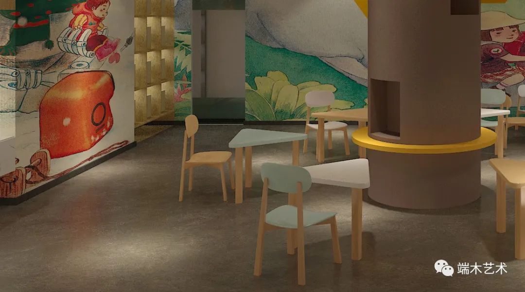 丹青坊 | 现代校区设计，温暖童年的艺术空间-30