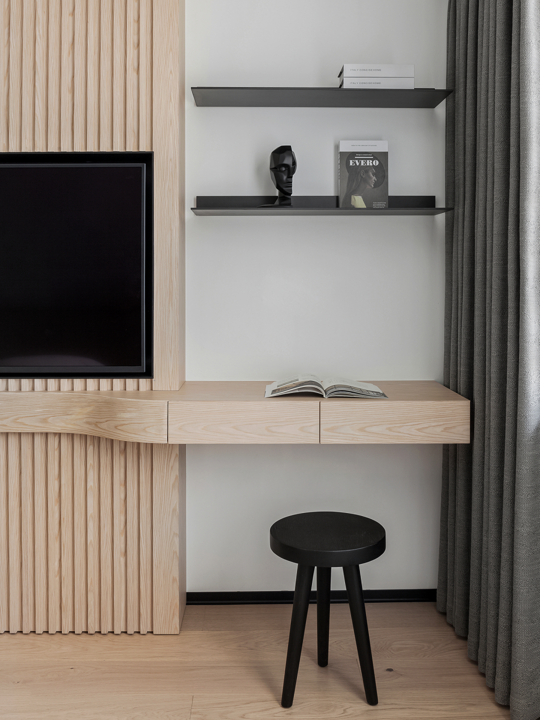 Zhouse 极简原木风的家丨中国莆田丨大小设计工作室-53