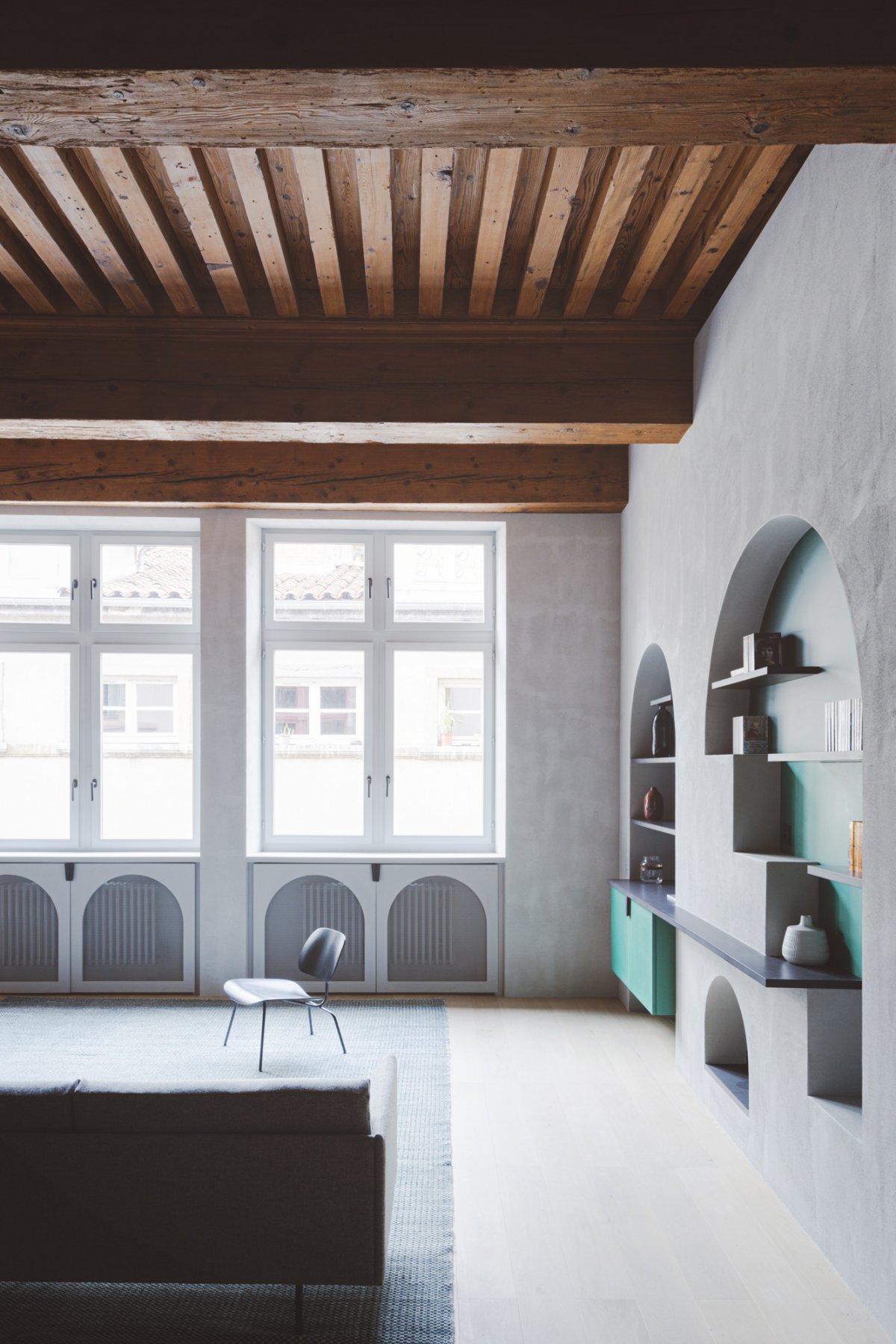 巴黎 80 平米文艺复兴公寓,内省空间的创意探索-7