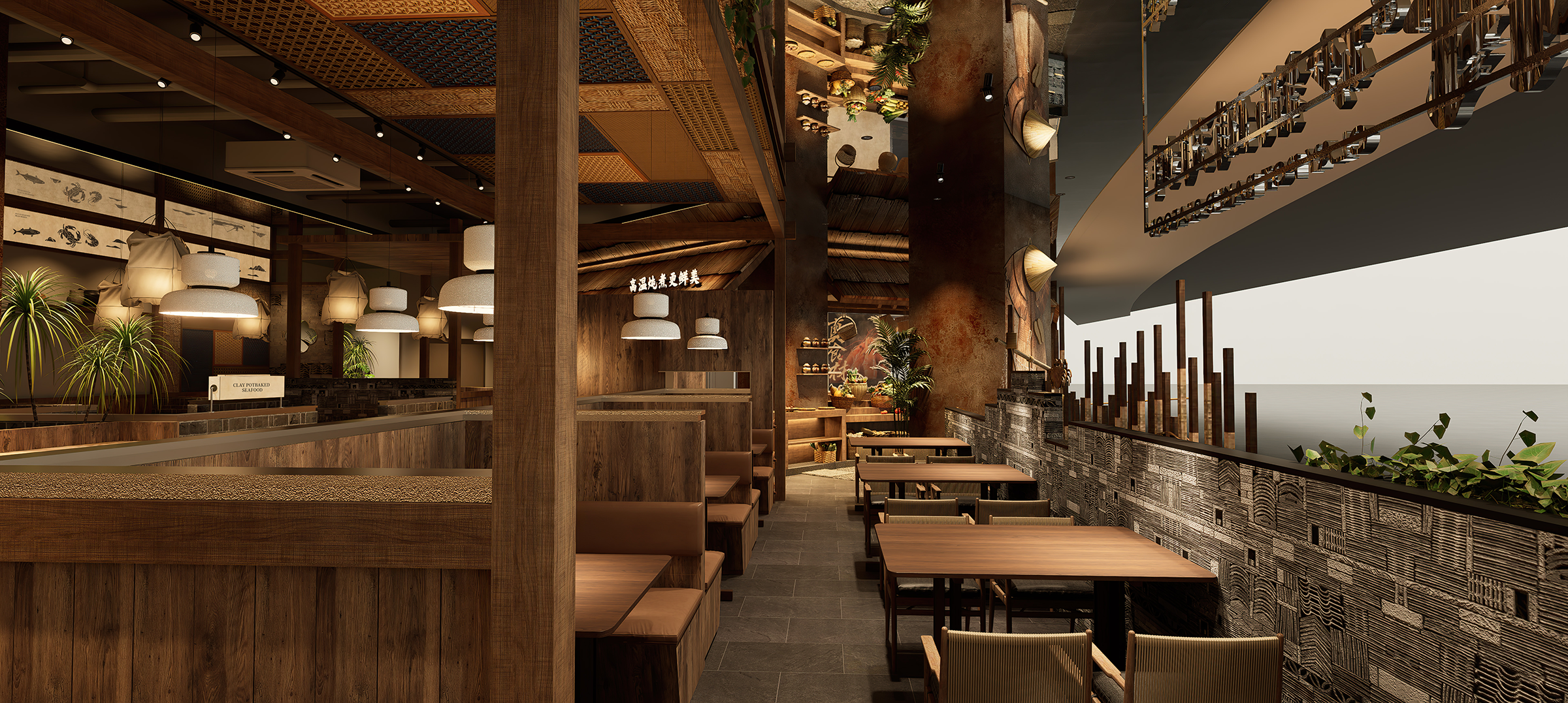 旧村·砂锅焗海鲜丨中国上海丨魔戏空间设计® ABDdesign®-39