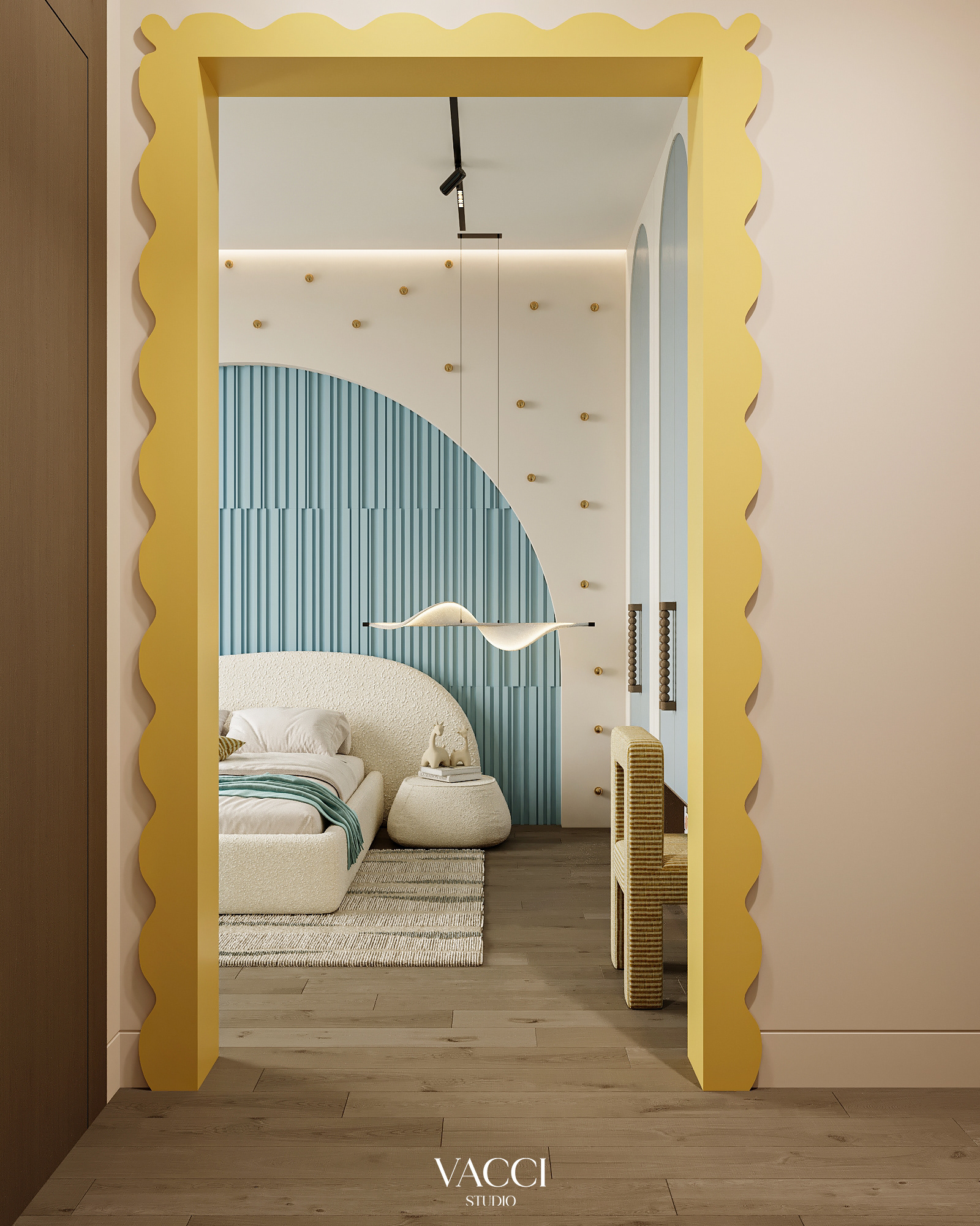 儿童卧室丨沙特阿拉伯利雅得丨Vacci Studio-16