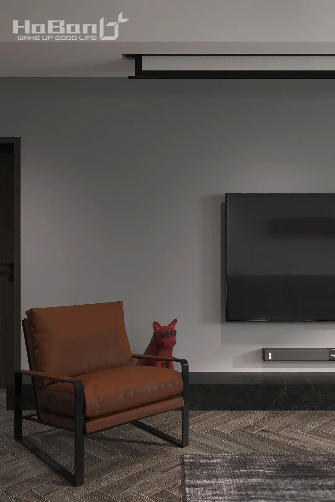 城南名著 127㎡现代黑白空间，藏家的精致生活-12