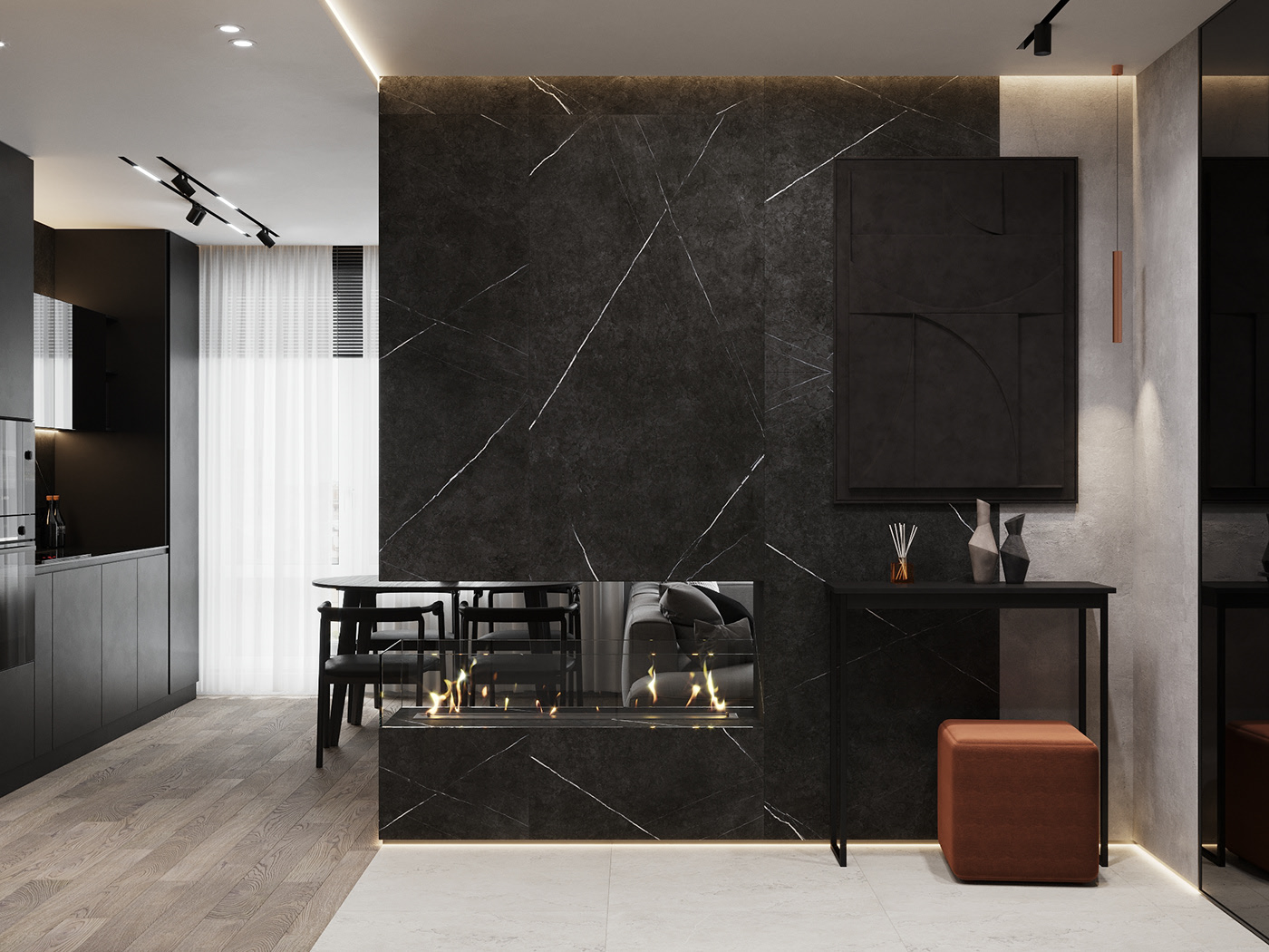 现代黑色调空间  神秘大气！-6