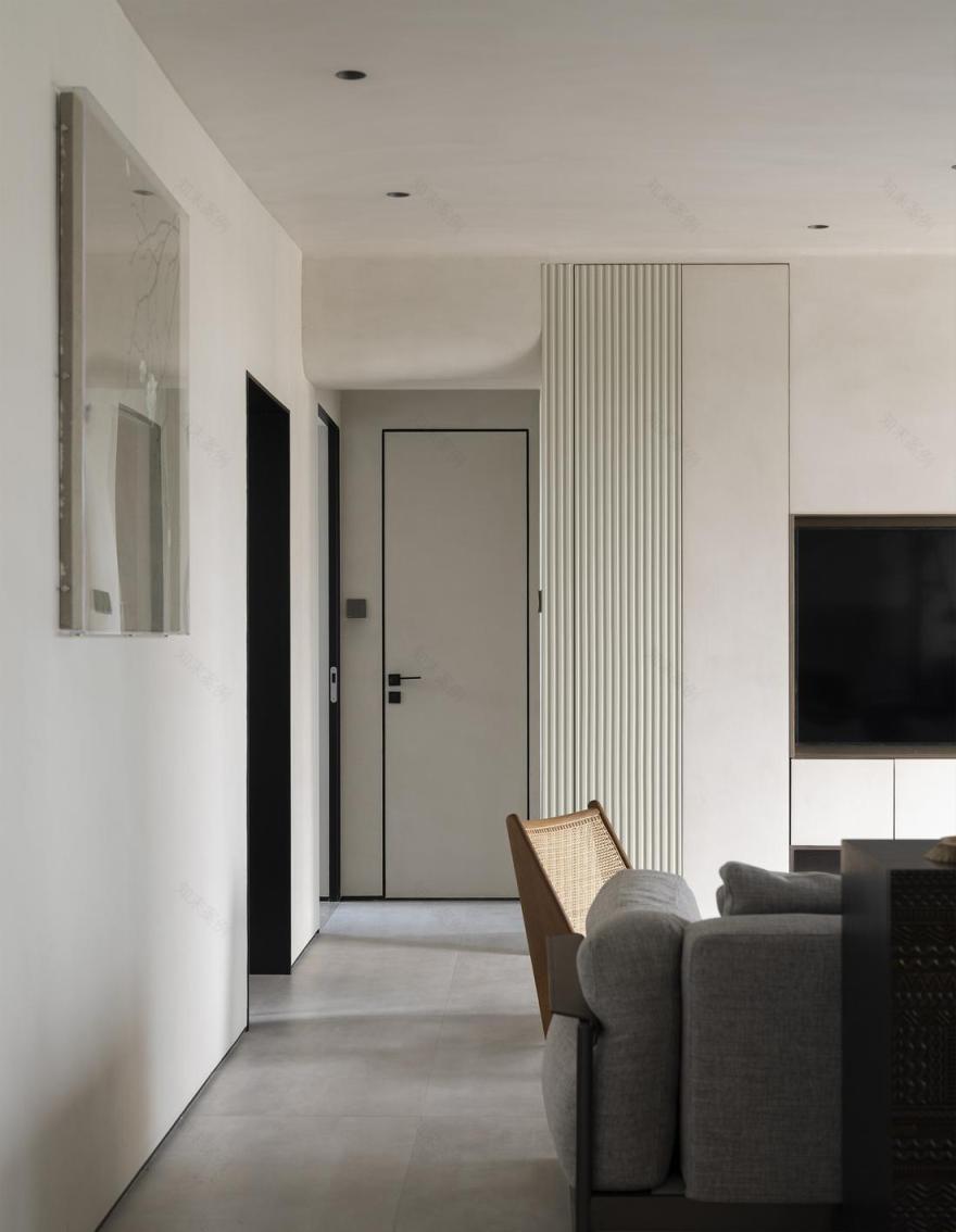 111㎡四口之家,低奢自然简约空间改造记-30