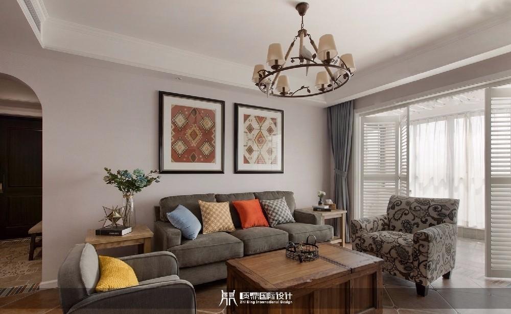 
105m²三居室，美式乡村风 -8