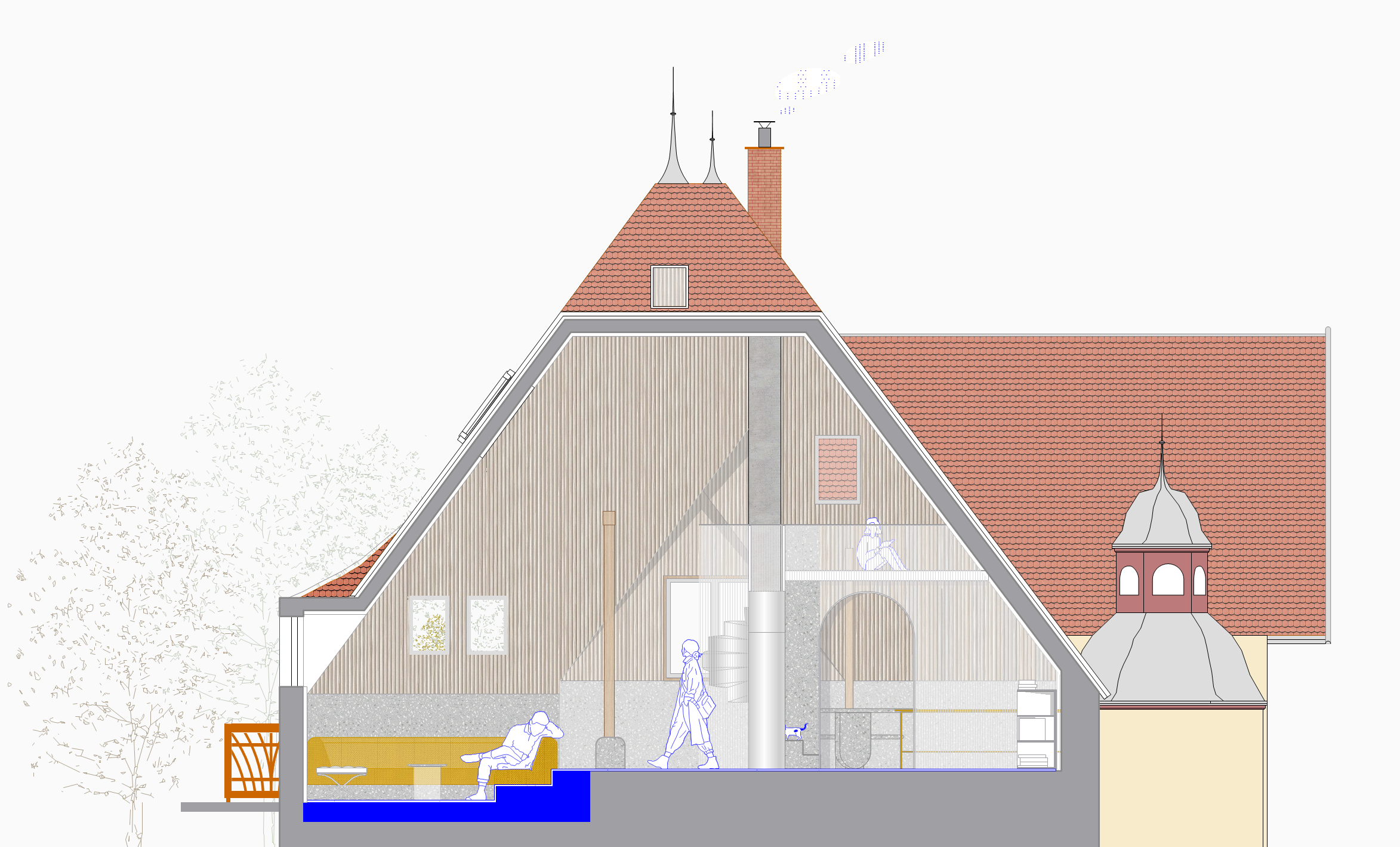 826·Darwinstrasse艺术家工作室扩建项目丨德国德累斯顿丨SOHOarchitekten-16