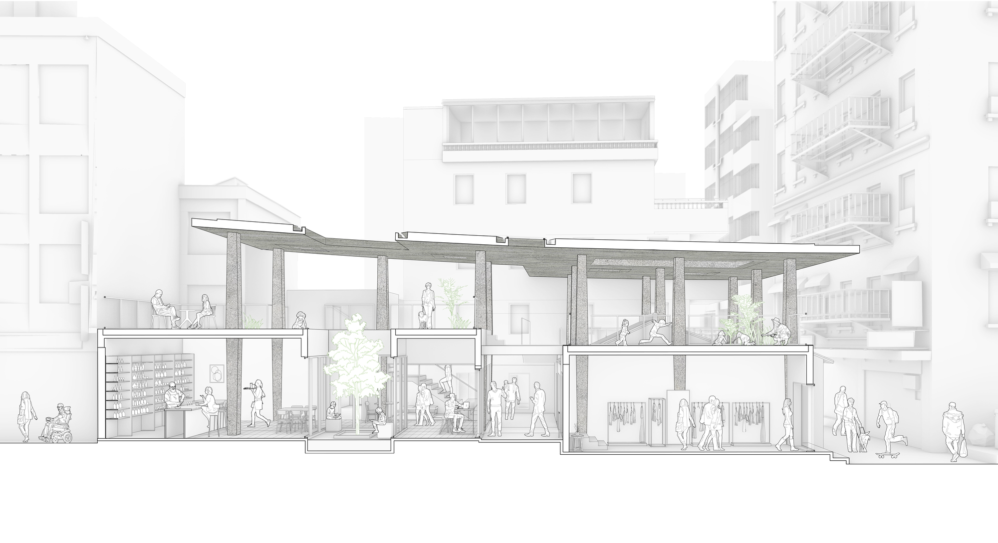 城市村庄里的一个哈姆雷特丨中国深圳丨TAO  Trace Architecture Office-65