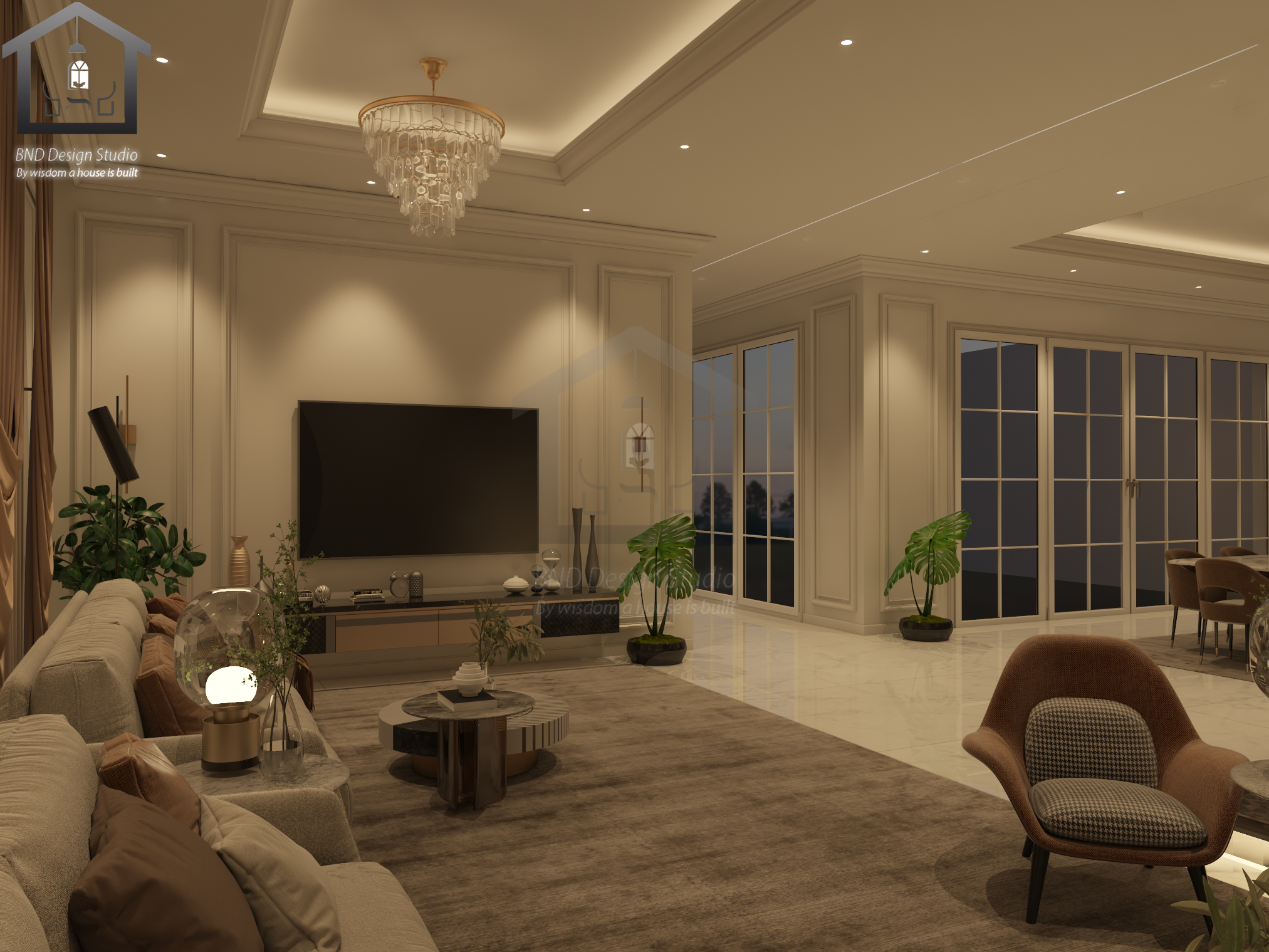 Interior Lighting design - Private Villa - KSA-18