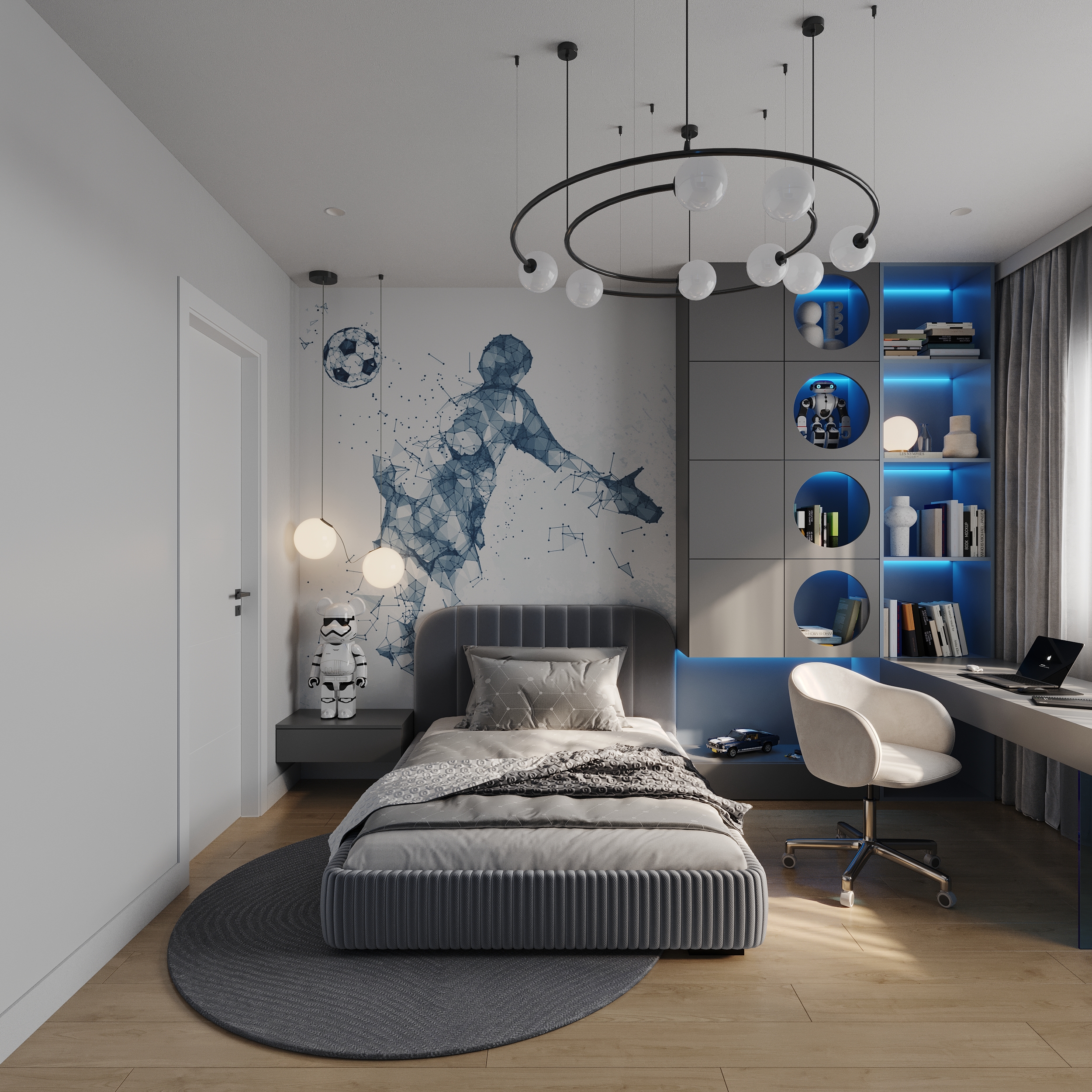 迈阿密两层住宅设计丨美国迈阿密丨Olya Markova-31