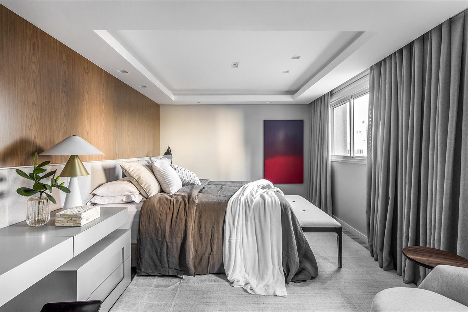 巴西 504A 公寓 | 木质与艺术的完美融合-7