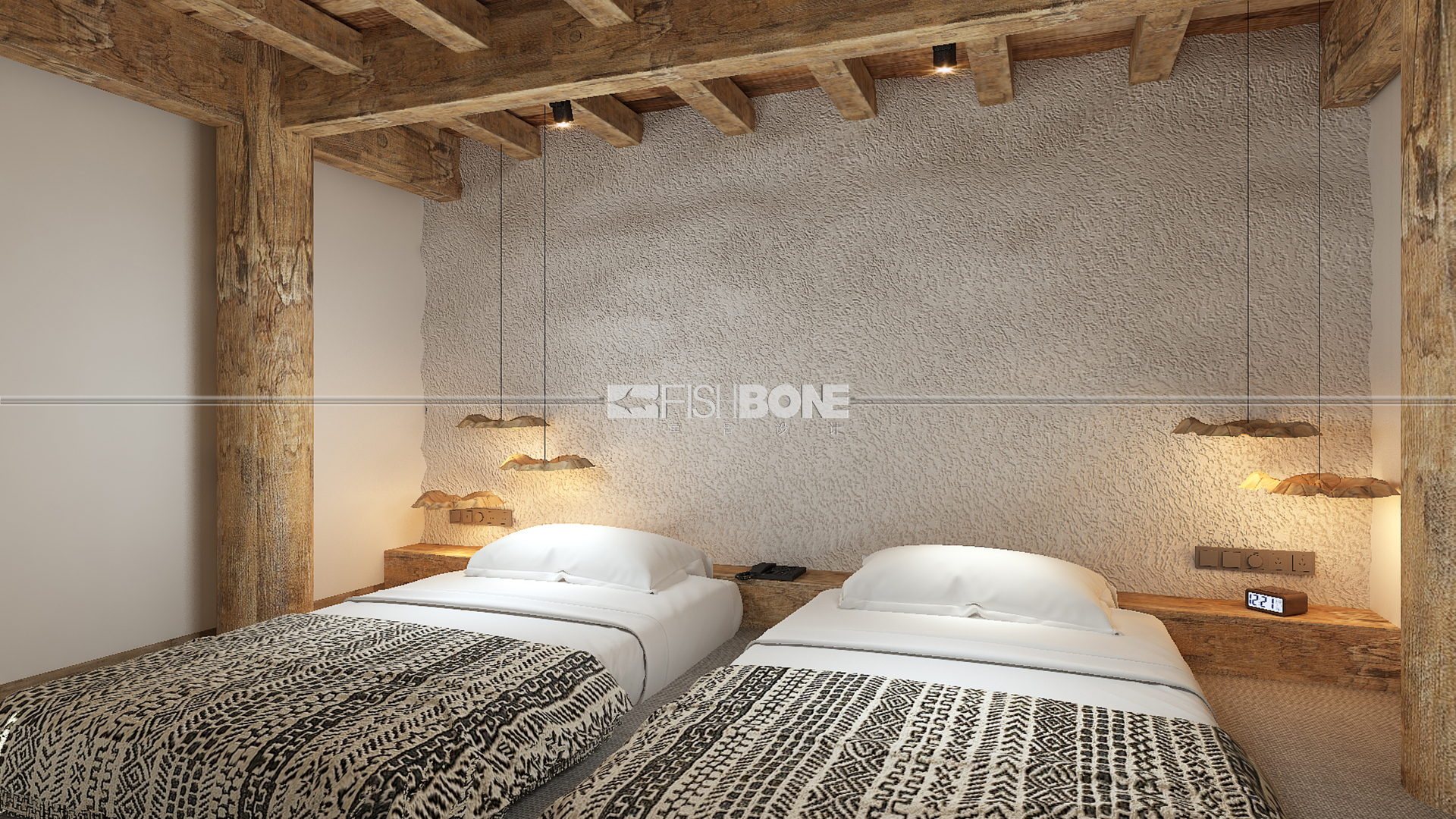 香格里拉云时仕锦酒店丨鱼骨设计-60