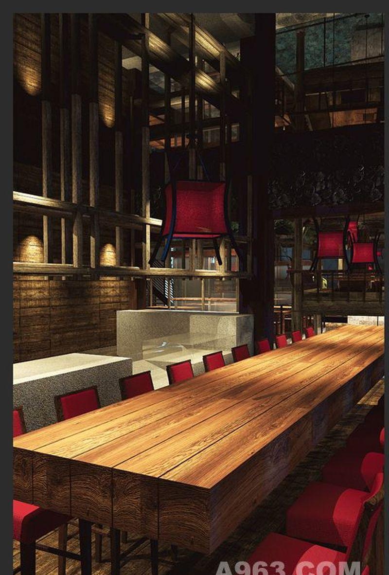 辰韩馆炭火烧肉主题餐厅设计-13