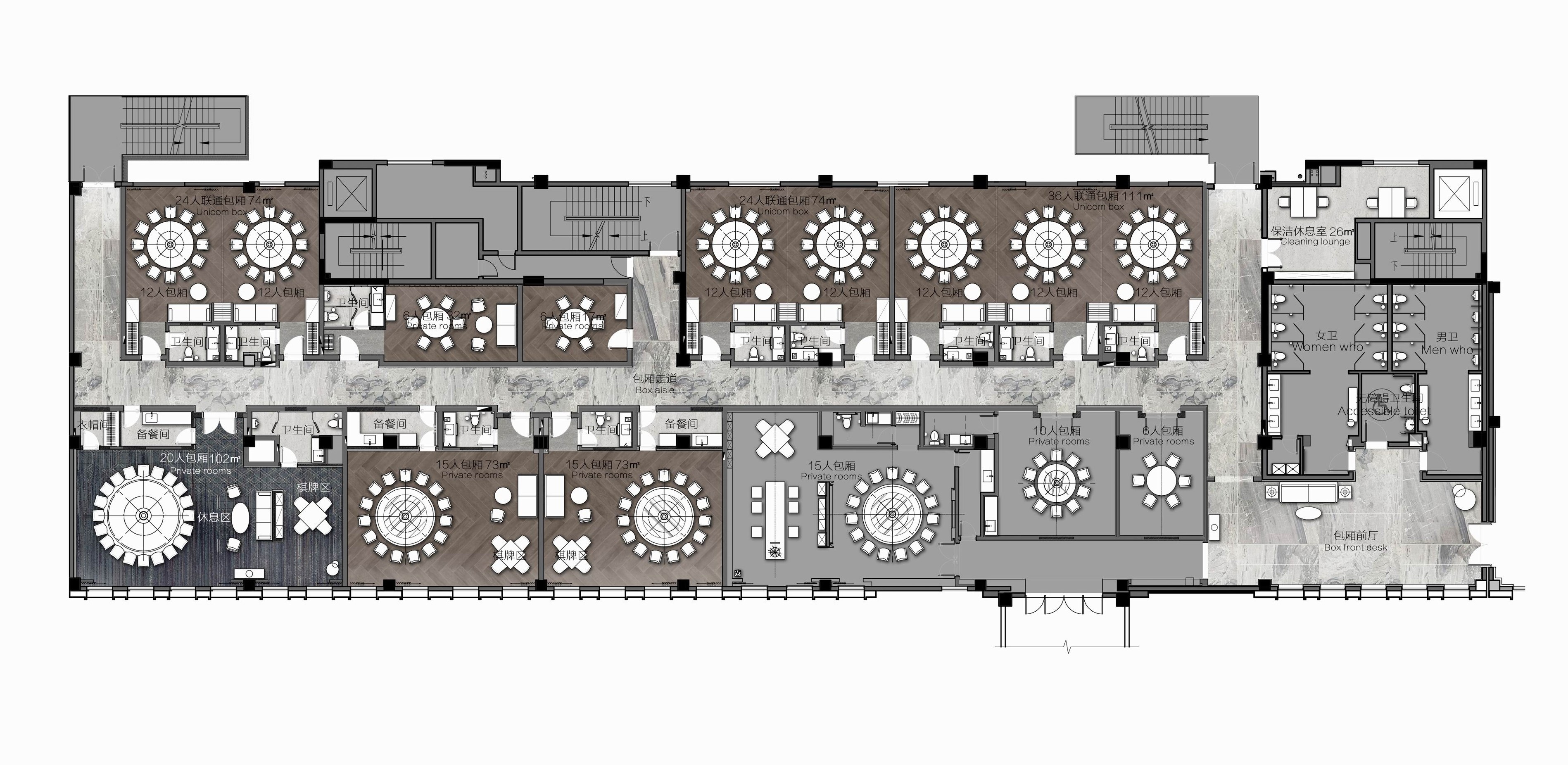 盐城东亿国际大酒店宴会厅现代简约风格空间设计丨中国盐城丨苏州中麦设计事务所-3