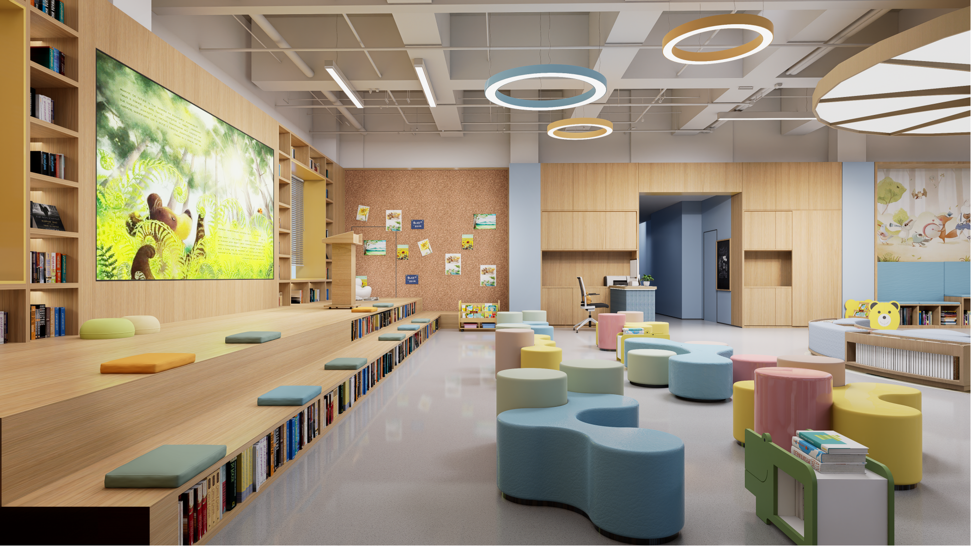 多功能儿童阅览室-7