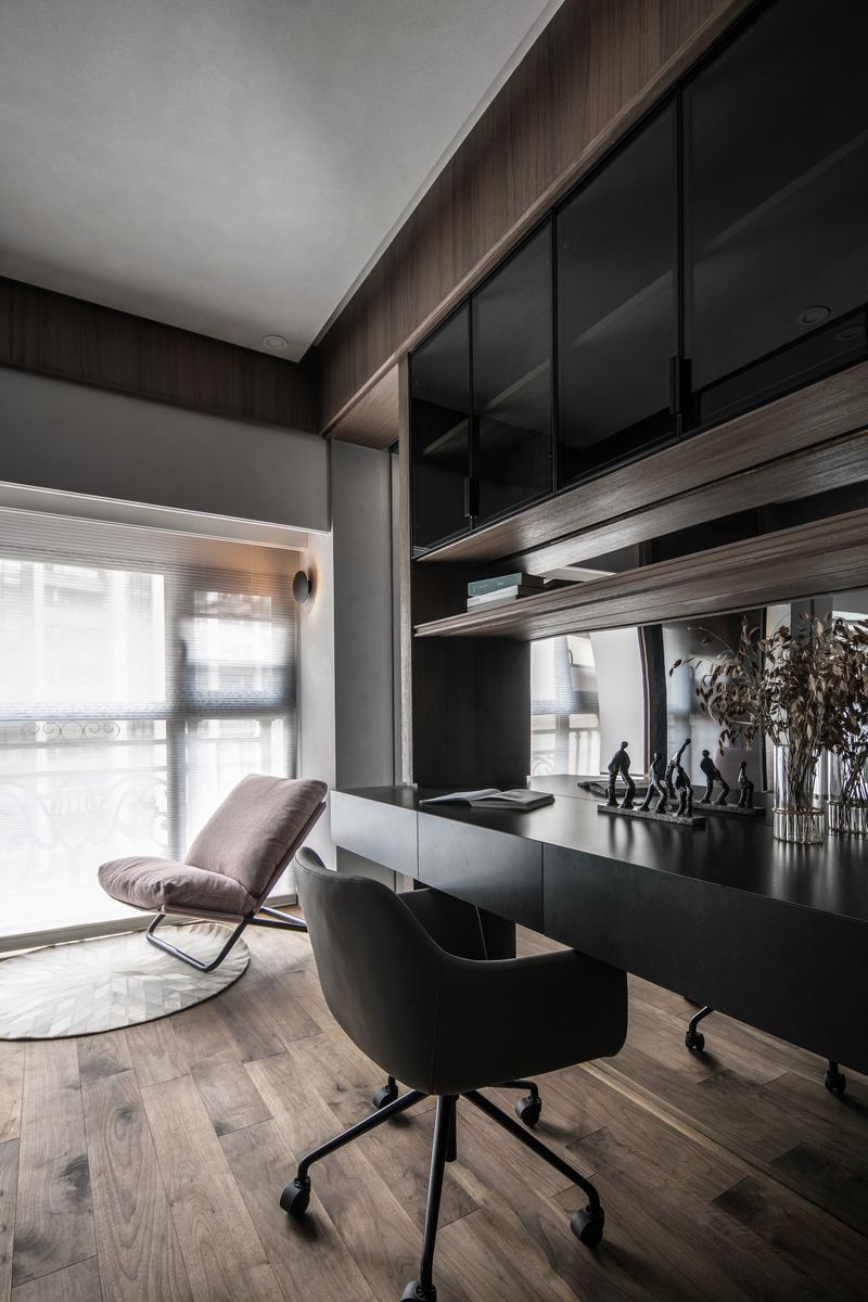 现代简约山语清晖，乐高模型与石材质感的空间对话-40