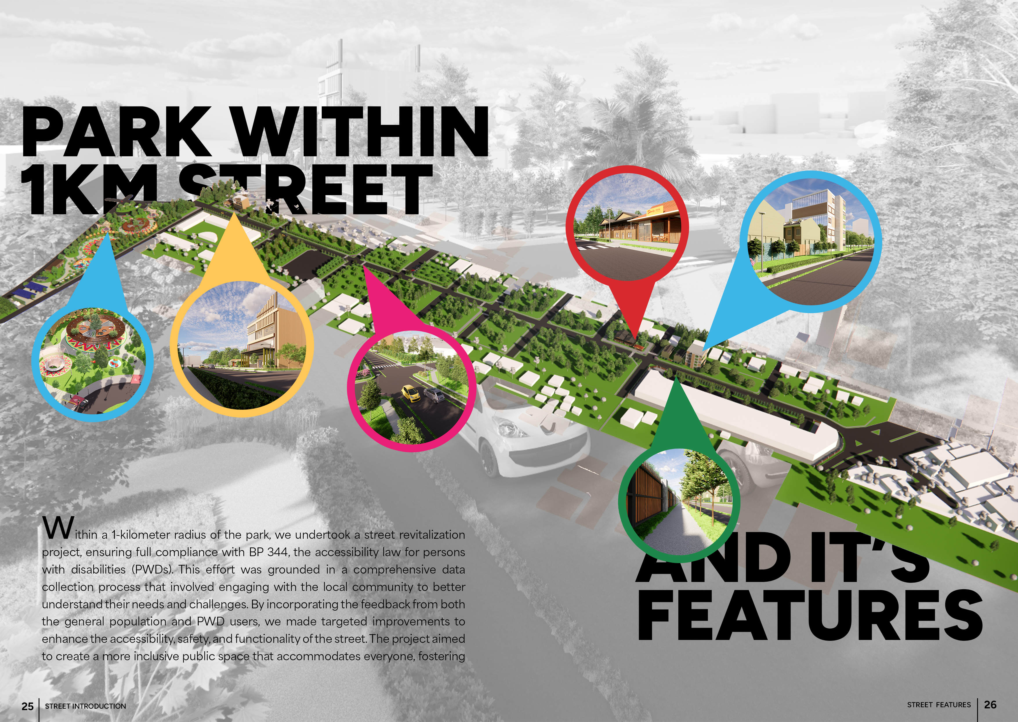 Park Revitalization with 1km Street-14