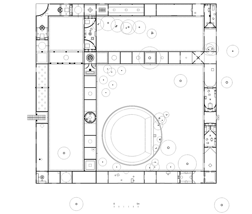 Luna 住宅 | 智利山脉下的几何庭院群 / Pezo von Ellrichshausen-69