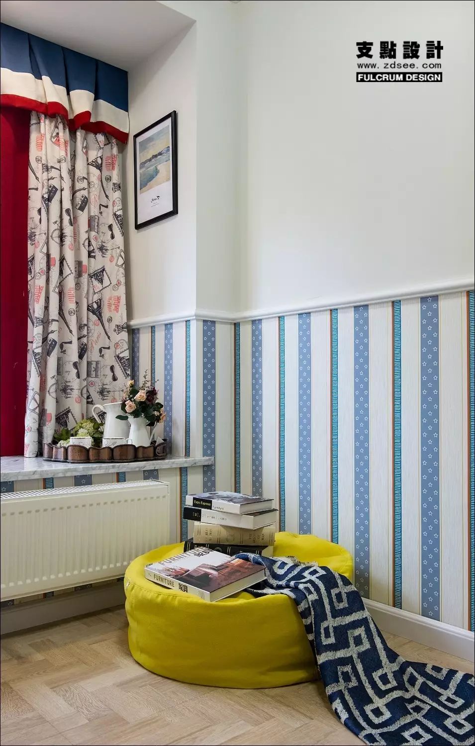 融侨城地中海混搭风 | 支点设计的 107 平米多彩海平线-39