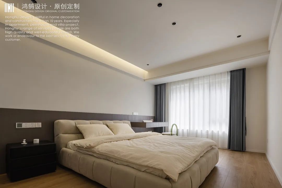 等你下课 | 110㎡里奶油色温柔地诉说着家庭每个成员的重要性，包括“柯基”。-17