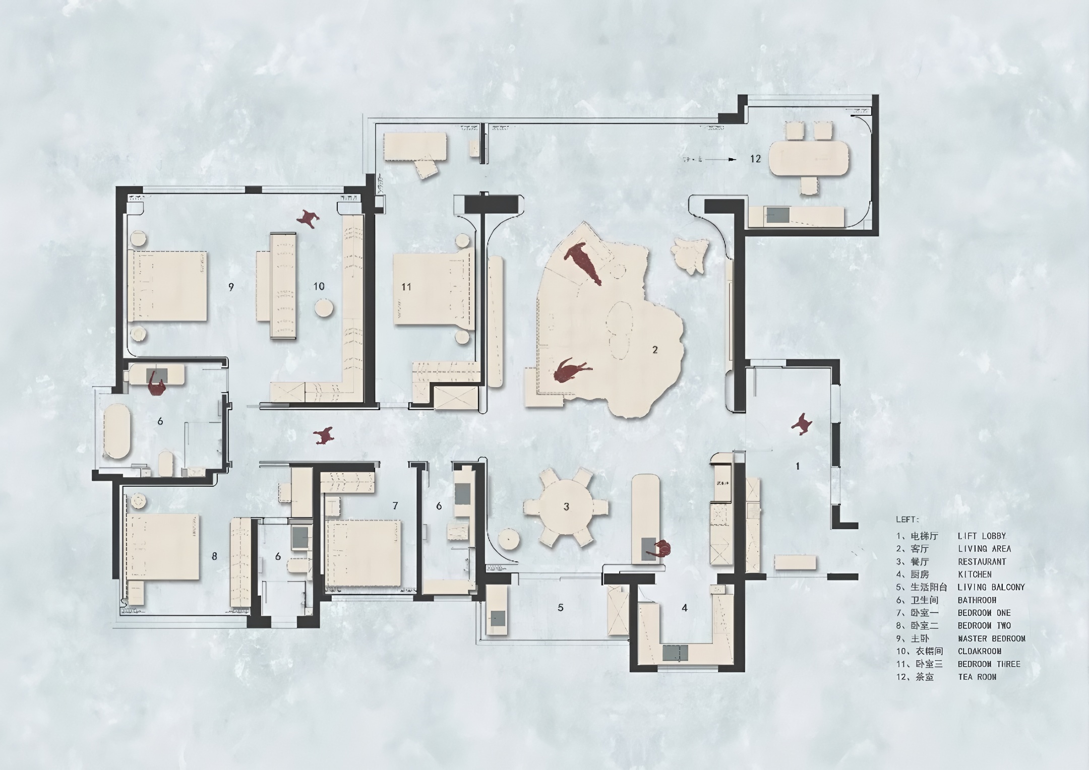 广东玉兰秘境·275㎡美学宅邸丨中国广东丨陈浩鹏(深圳)室内设计有限公司-64
